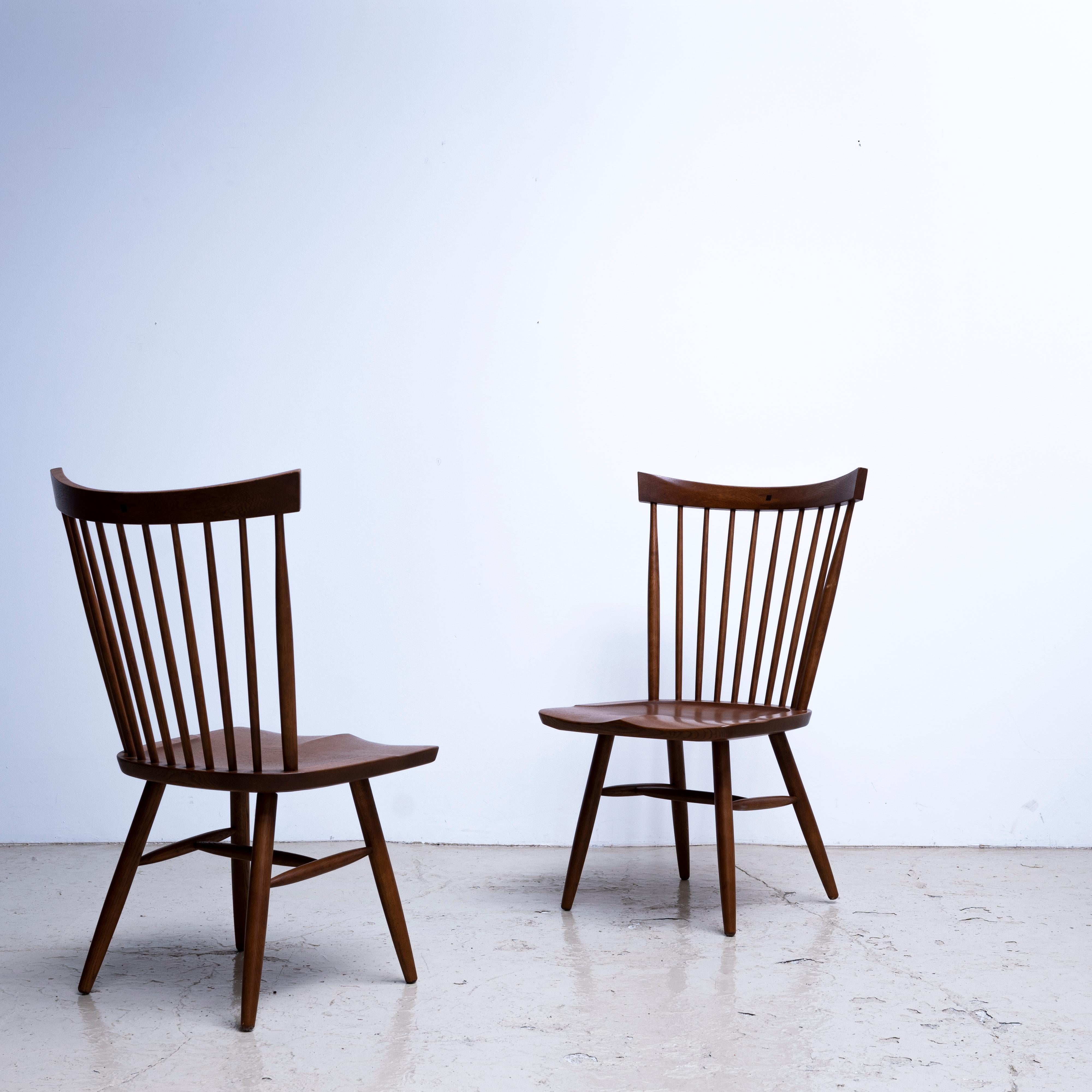 An excellent set of two side chairs called 