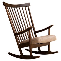 Riki Watanabe Rocking Chair "Riki Rocker", 1980s