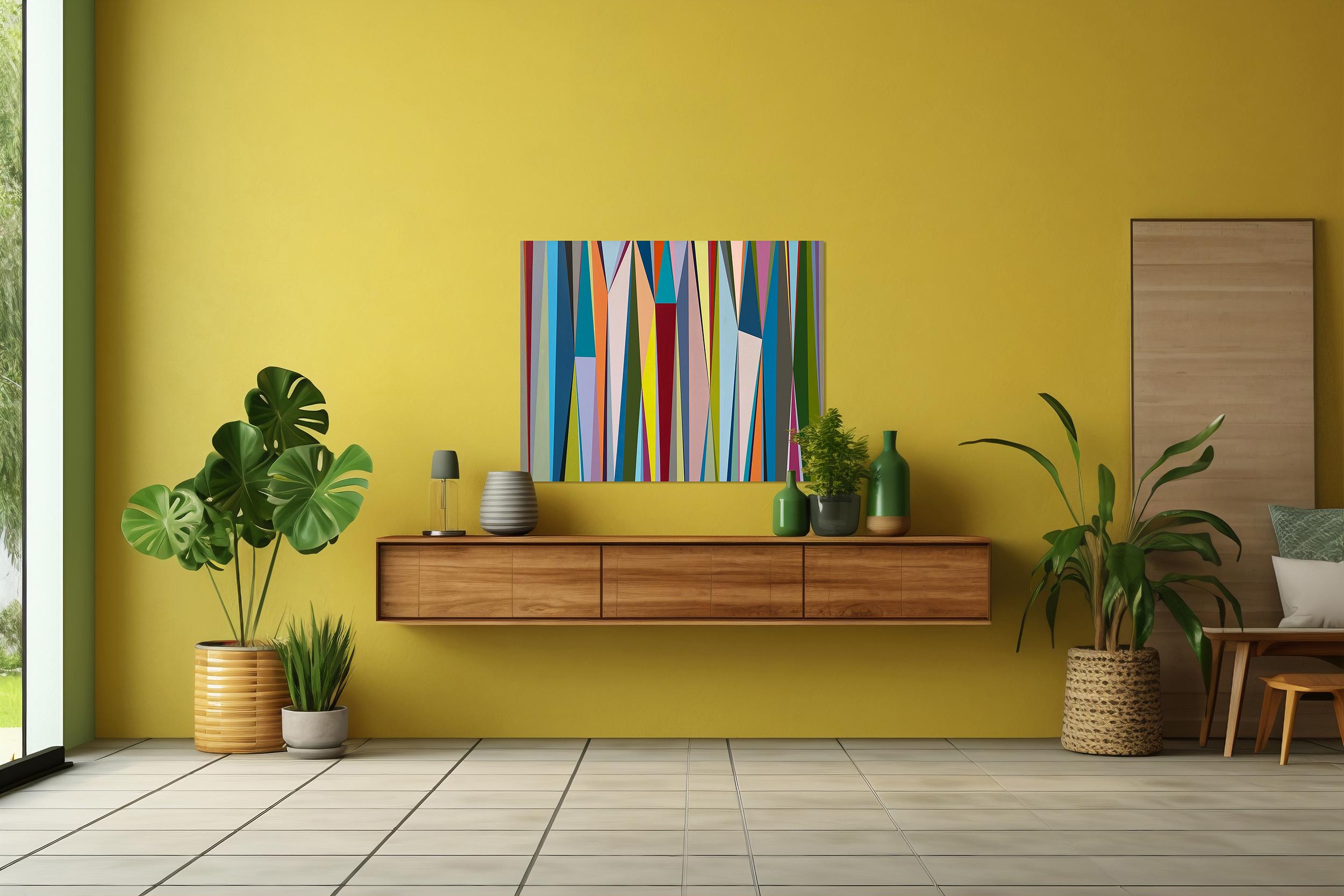 Senza titolo 120 - Pittura grafica astratta contemporanea di Rikke Bjørn in vendita 8