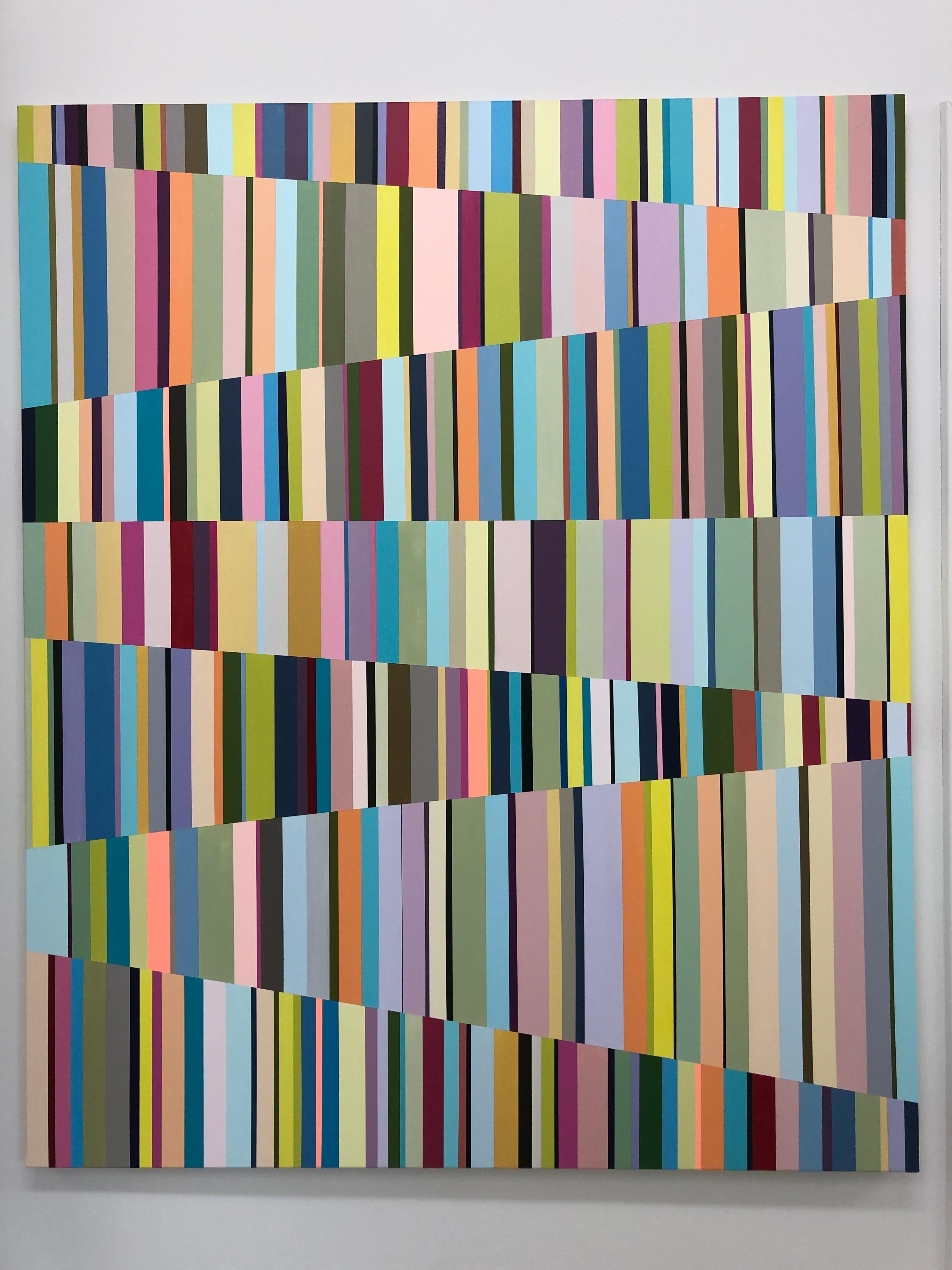 Senza titolo 188 - Pittura grafica astratta contemporanea di Rikke Bjørn in vendita 1