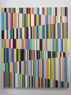 Untitled 188 - Contemporary abstract graphical painting by Rikke Bjørn