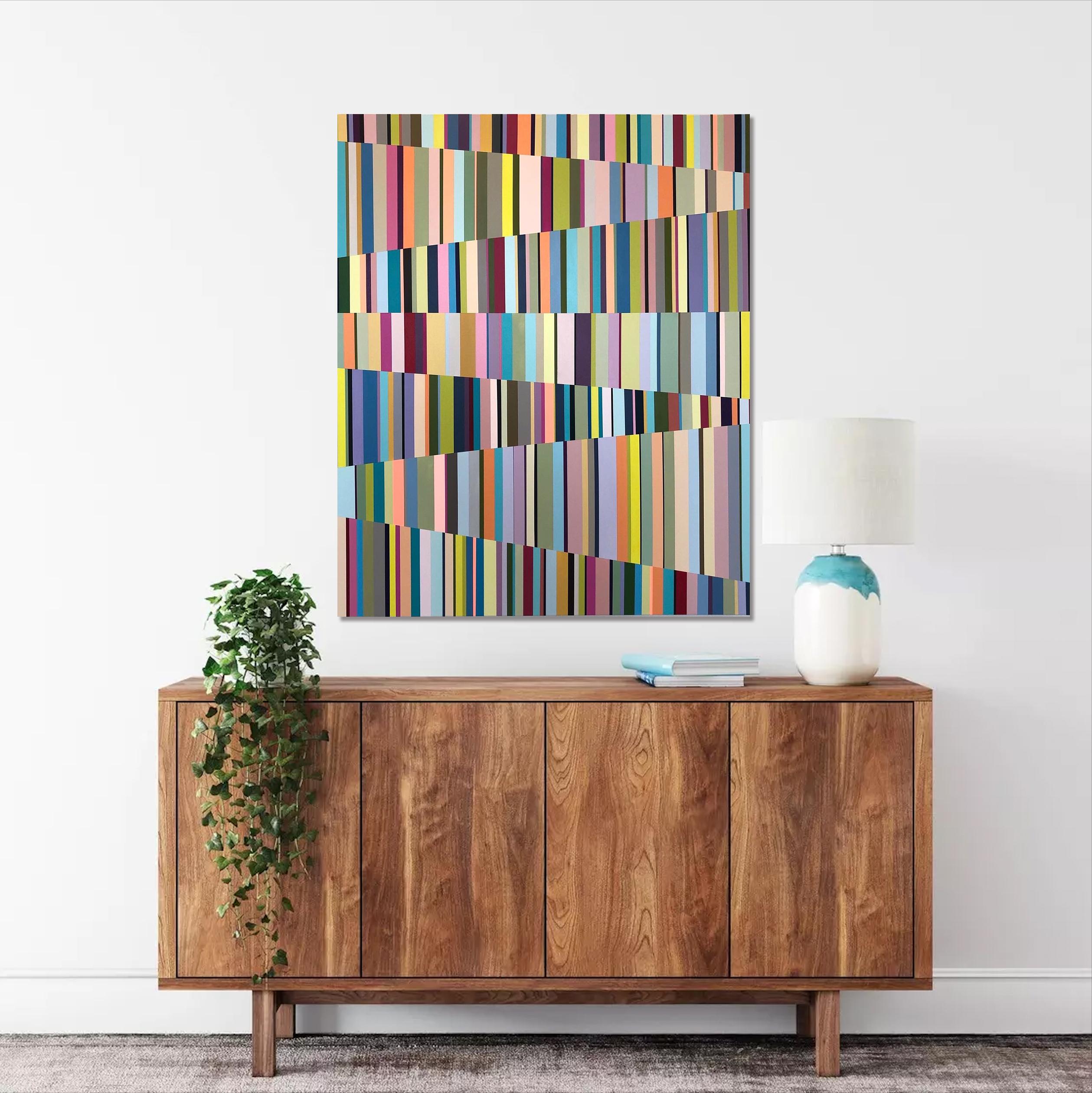 Senza titolo 188 - Pittura grafica astratta contemporanea di Rikke Bjørn in vendita 8