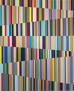 Untitled 188 - Contemporary abstract graphical painting by Rikke Bjørn