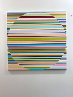 Ohne Titel 194 - Zeitgenössische abstrakte grafische Malerei von Rikke Bjørn