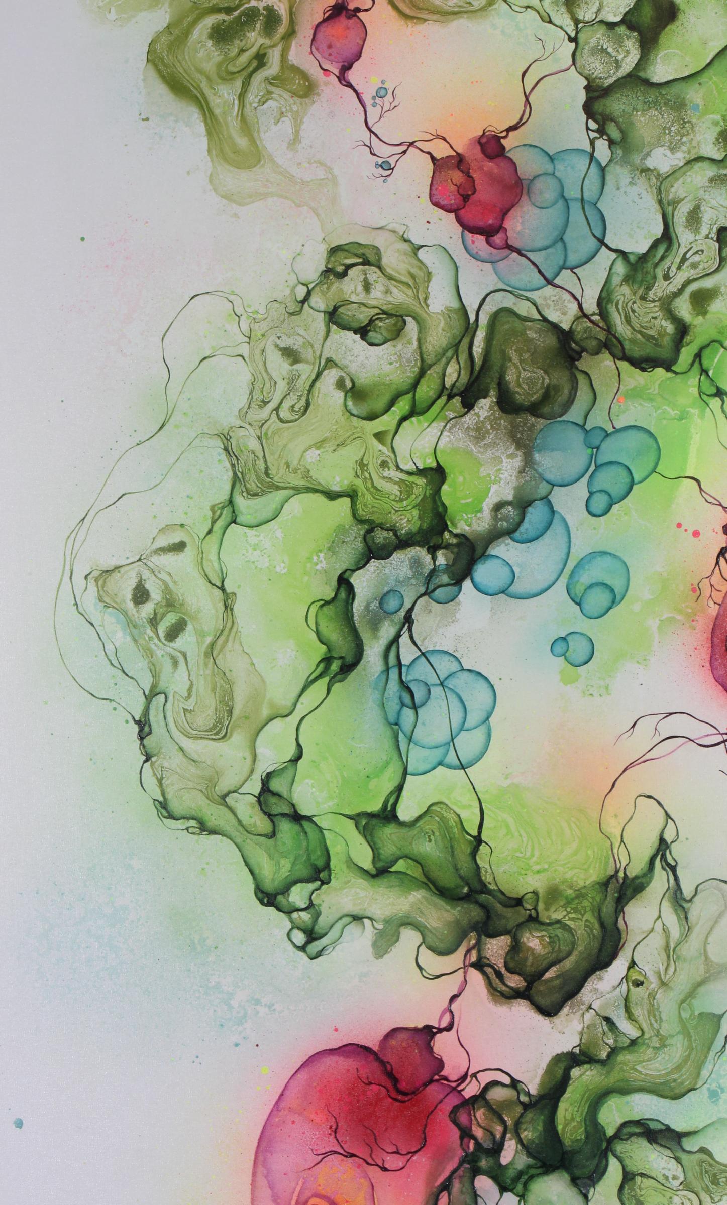 Marco Evaristt komposition, acrylique sur toile