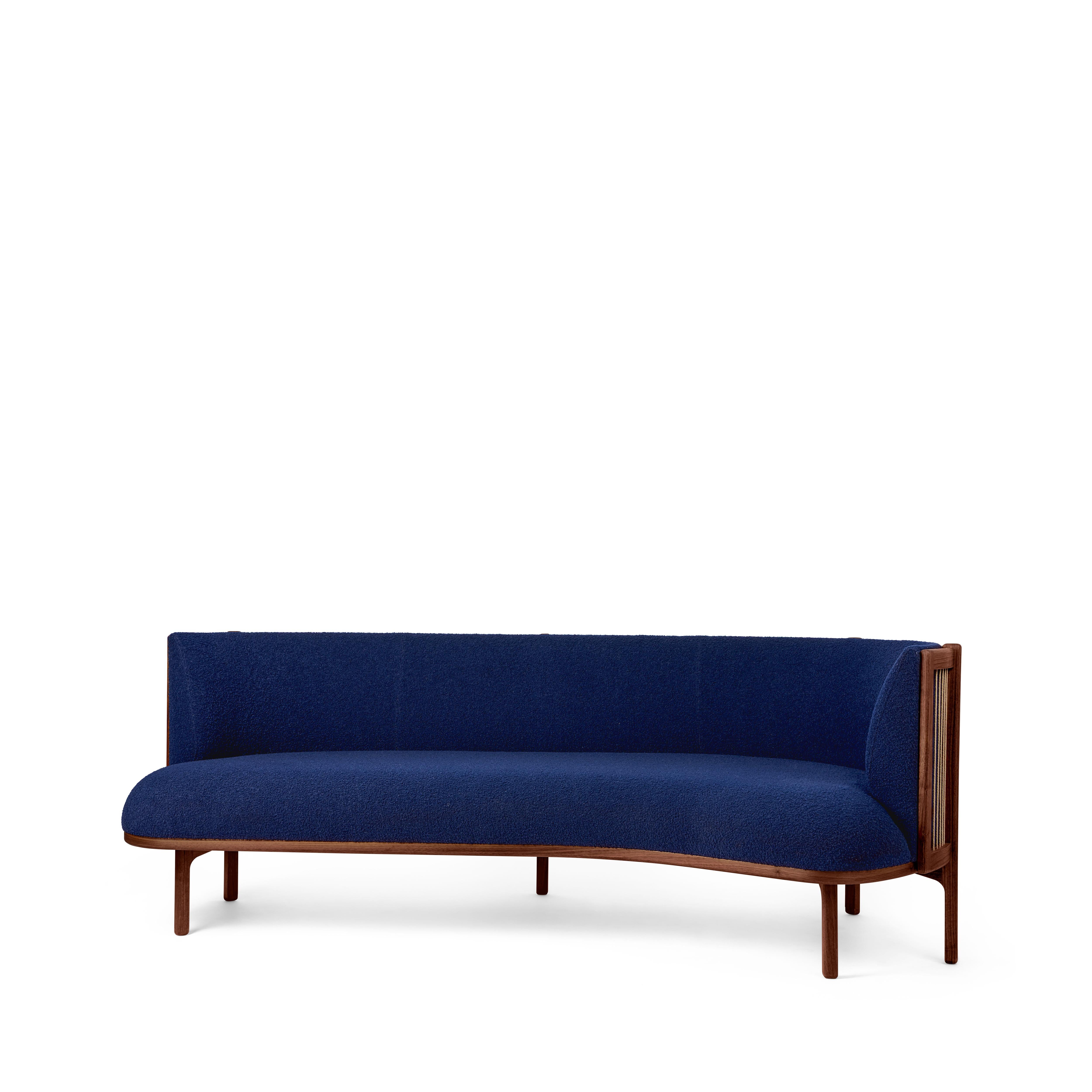 Danish Rikke Frost 'Rf1903 Sideways Sofa' in Oiled Walnut for Carl Hansen & Son For Sale