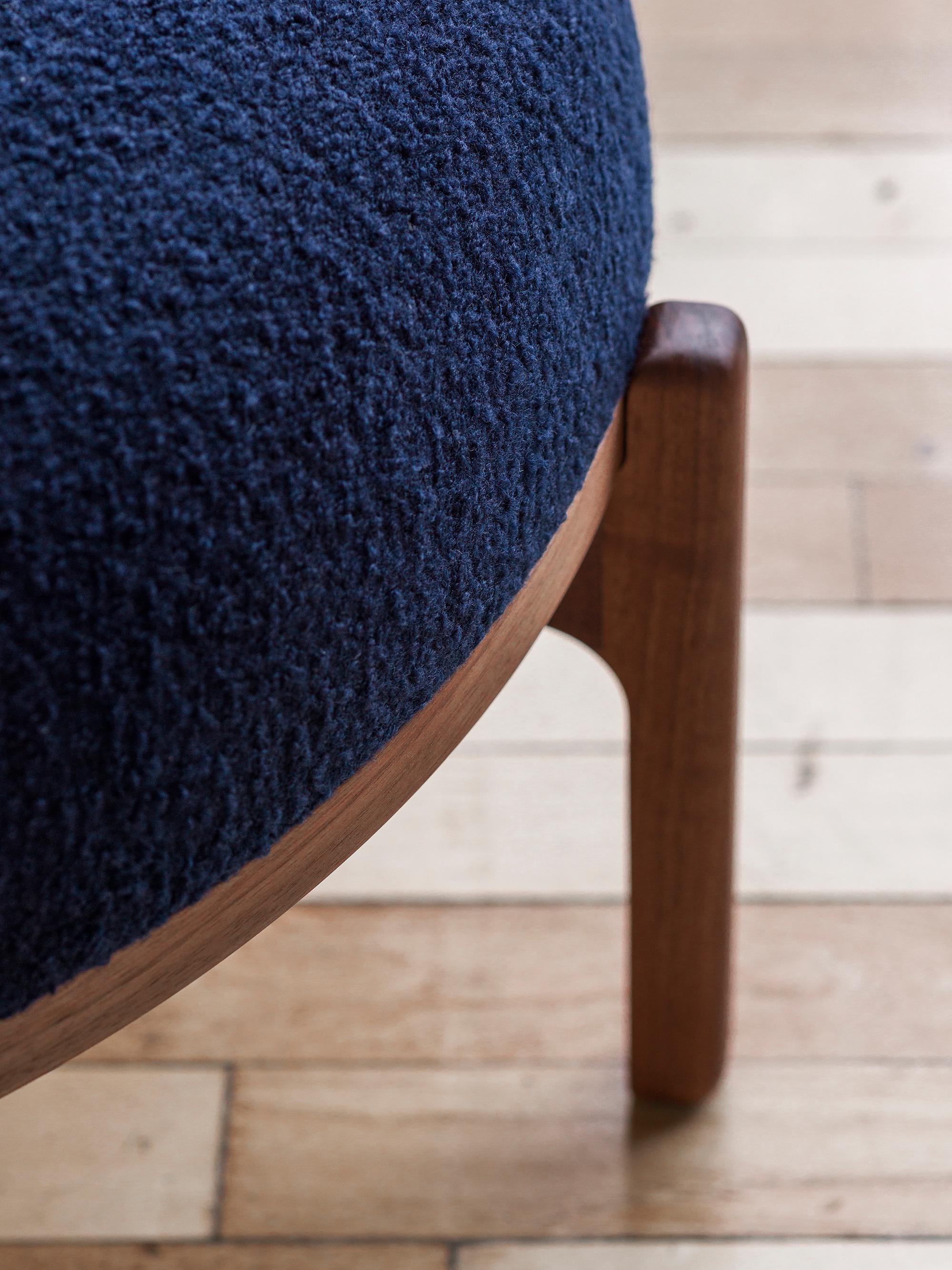 Mid-Century Modern Rikke Frost 'RF1903F Sideways Footstool' in Oiled Walnut for Carl Hansen & Son For Sale