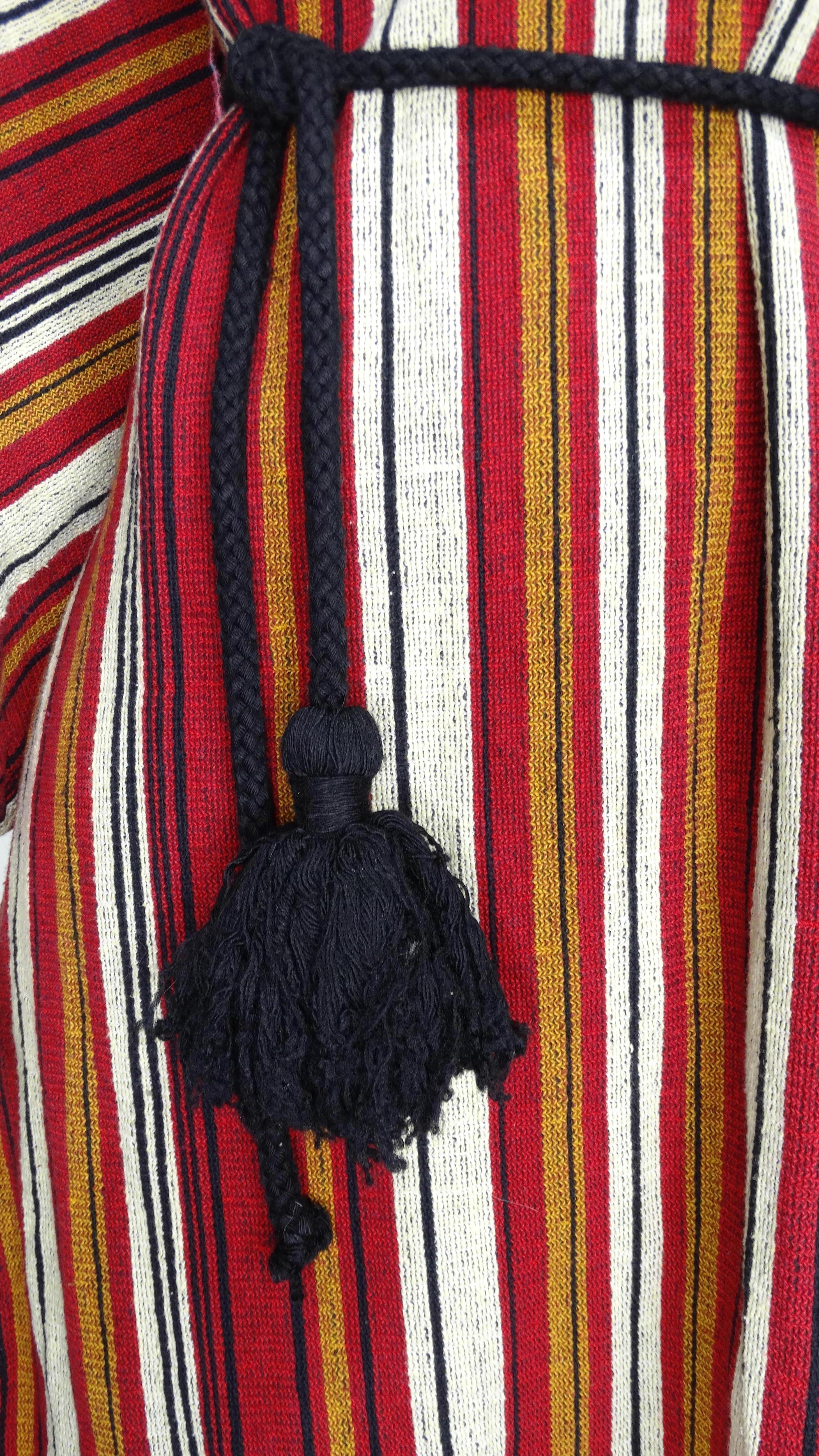 Women's or Men's Rikma Angel Wing 1970s Striped Dress For Sale