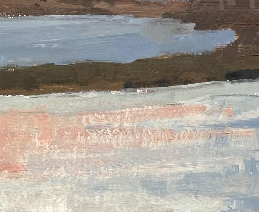 « Island Sunset » (2022) par Riley Doyle, peinture à l'huile originale d'un paysage en vente 5