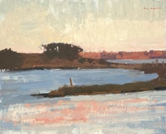 "Island Sunset" (2022) By Riley Doyle, Original Oil Painting of Landscape