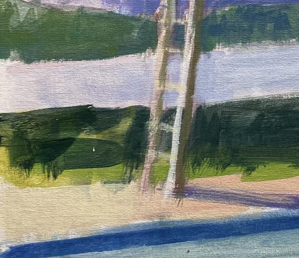 „Sommer“ (2022) von Riley Doyle, Original-Ölgemälde einer Landschaftslandschaft im Angebot 2