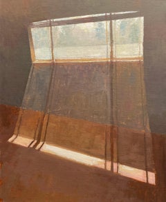 "Warm Light" (2023) By Riley Doyle, Original Oil Interior Painting