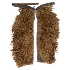 Antique Riley & McCormick Gold Wooly Chaps