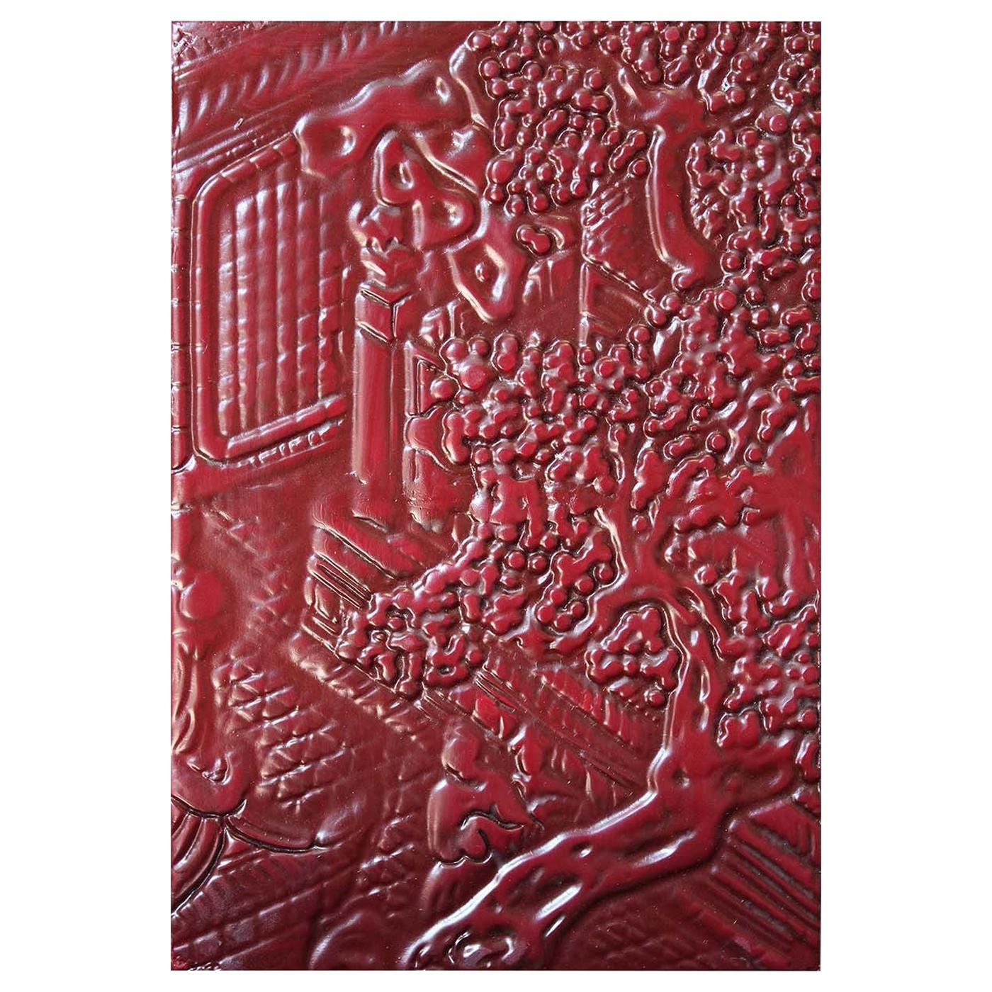 Rilie Oriental Red Decorative Panel