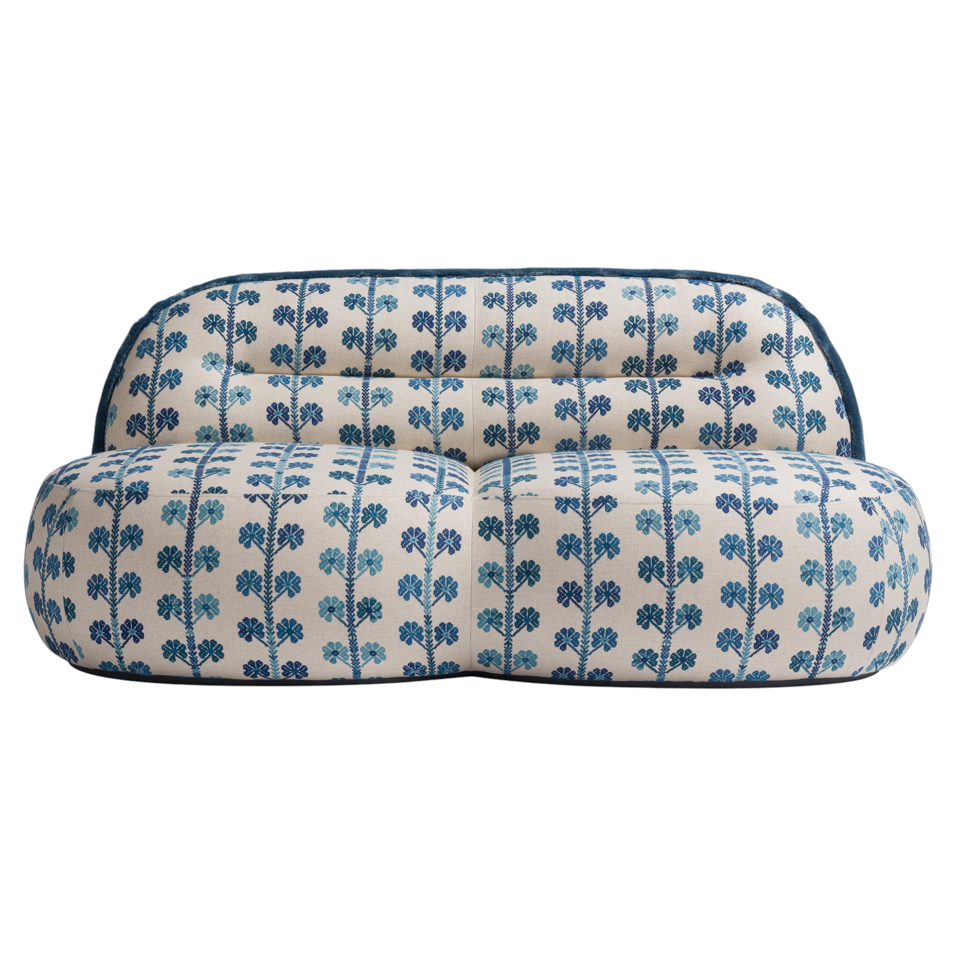 Rima 160 Sofa in Solid Beech, Particle Board and HR Foam by POPUS EDITIONS