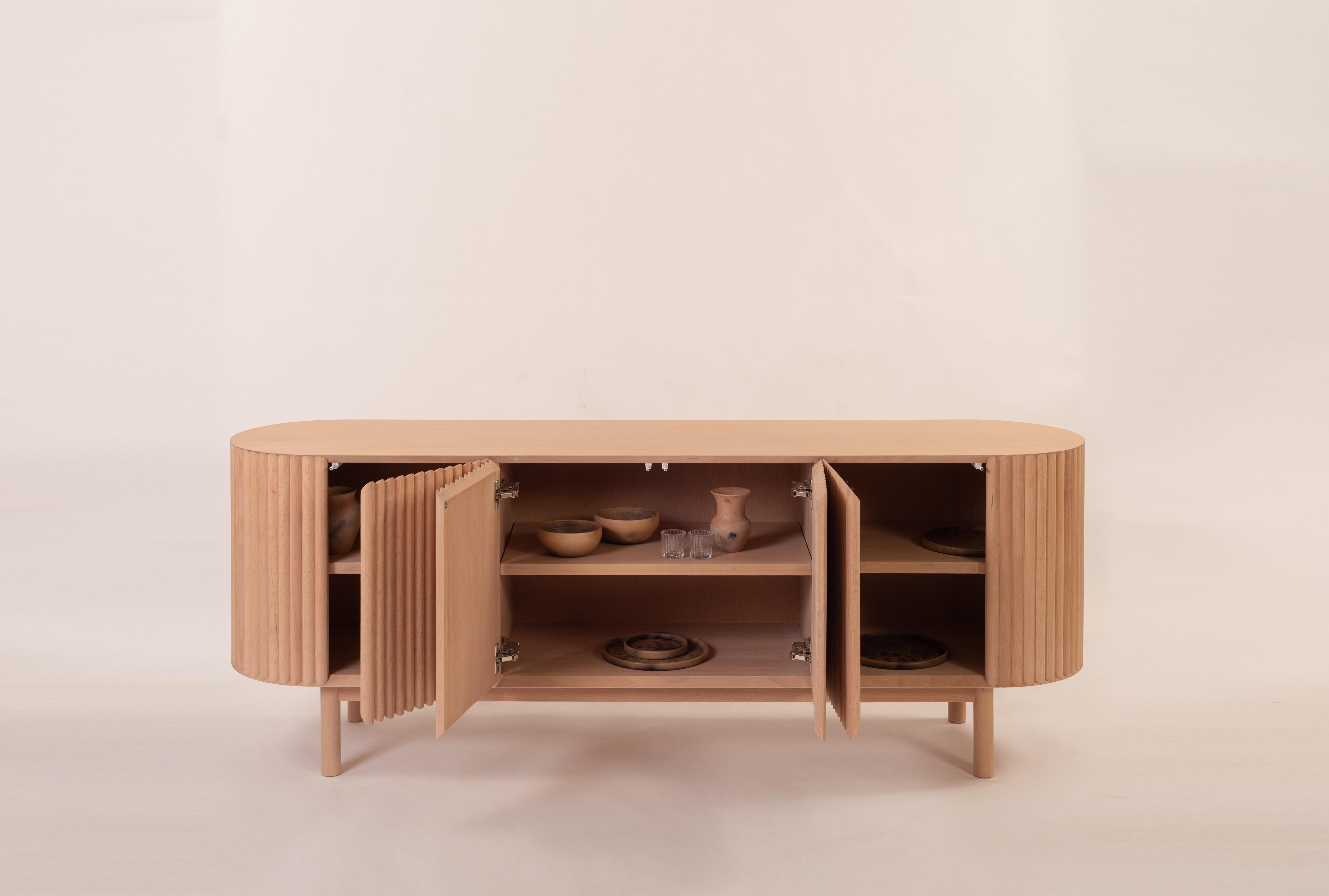 Credenza RIMA, 2,5M Madera maciza de haya Mexicano en venta