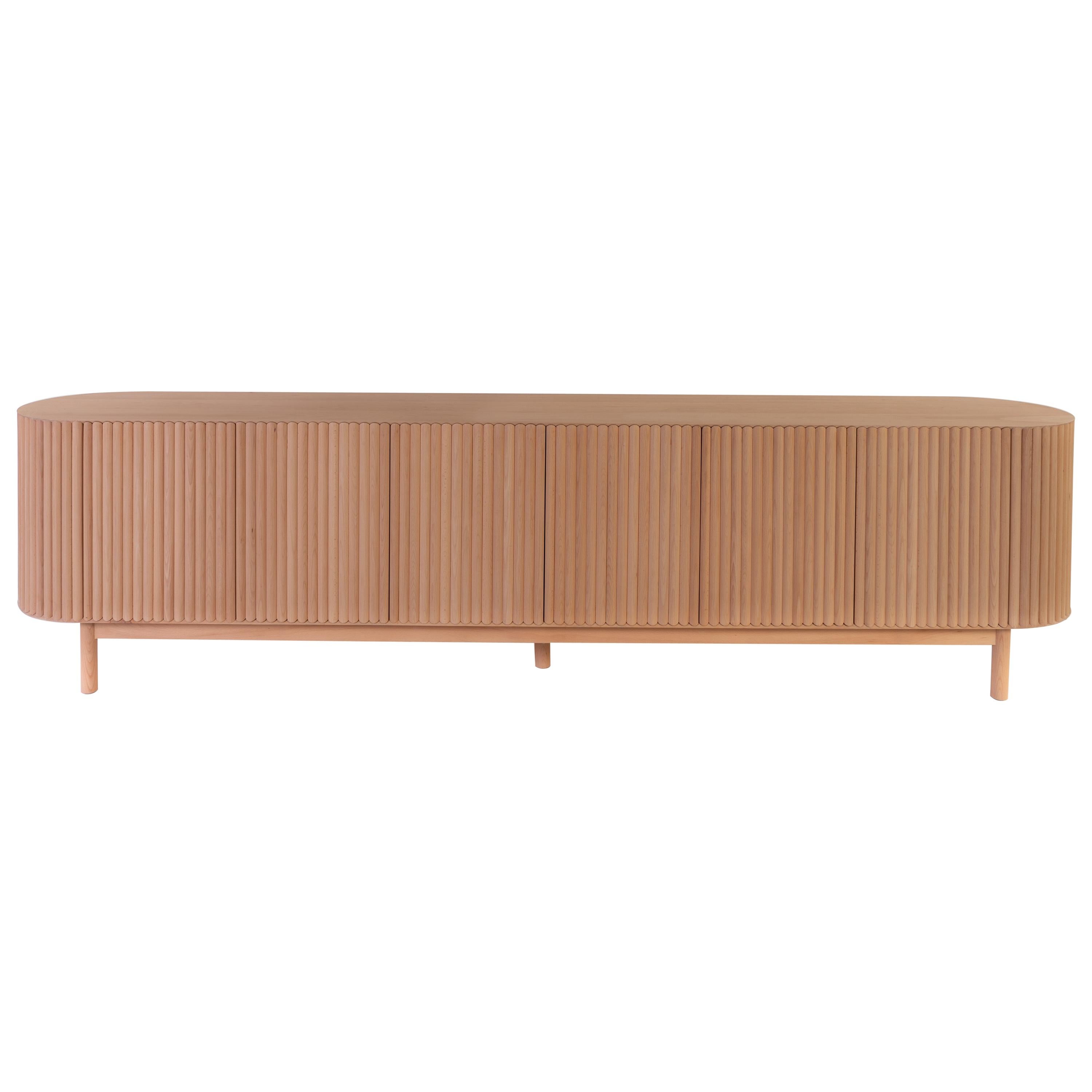 RIMA Credenza, 3M Solid Beech Wood For Sale