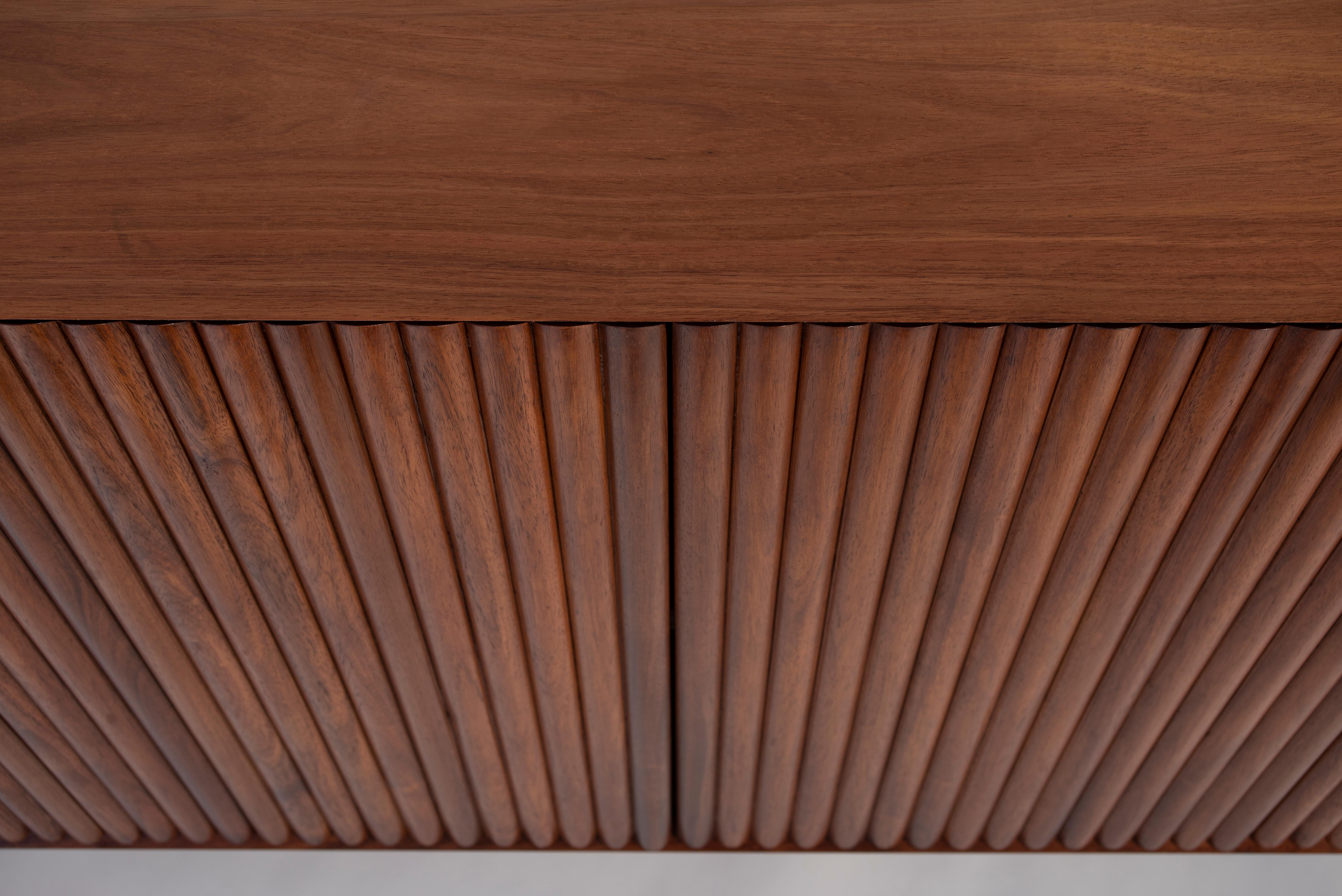 RIMA Credenza, 3M Solid Tzalam Wood For Sale 2