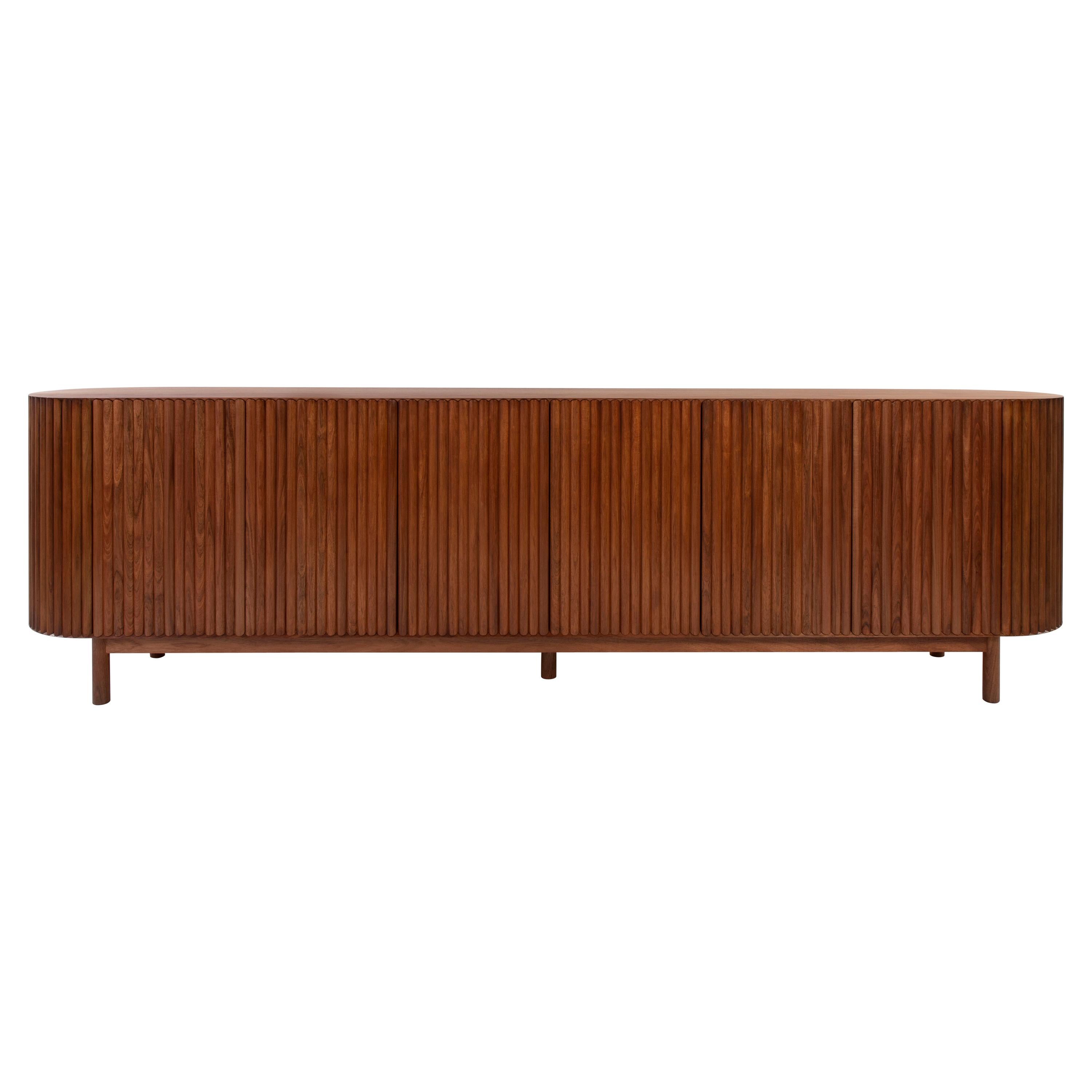 RIMA Credenza, 3M Solid Tzalam Wood For Sale