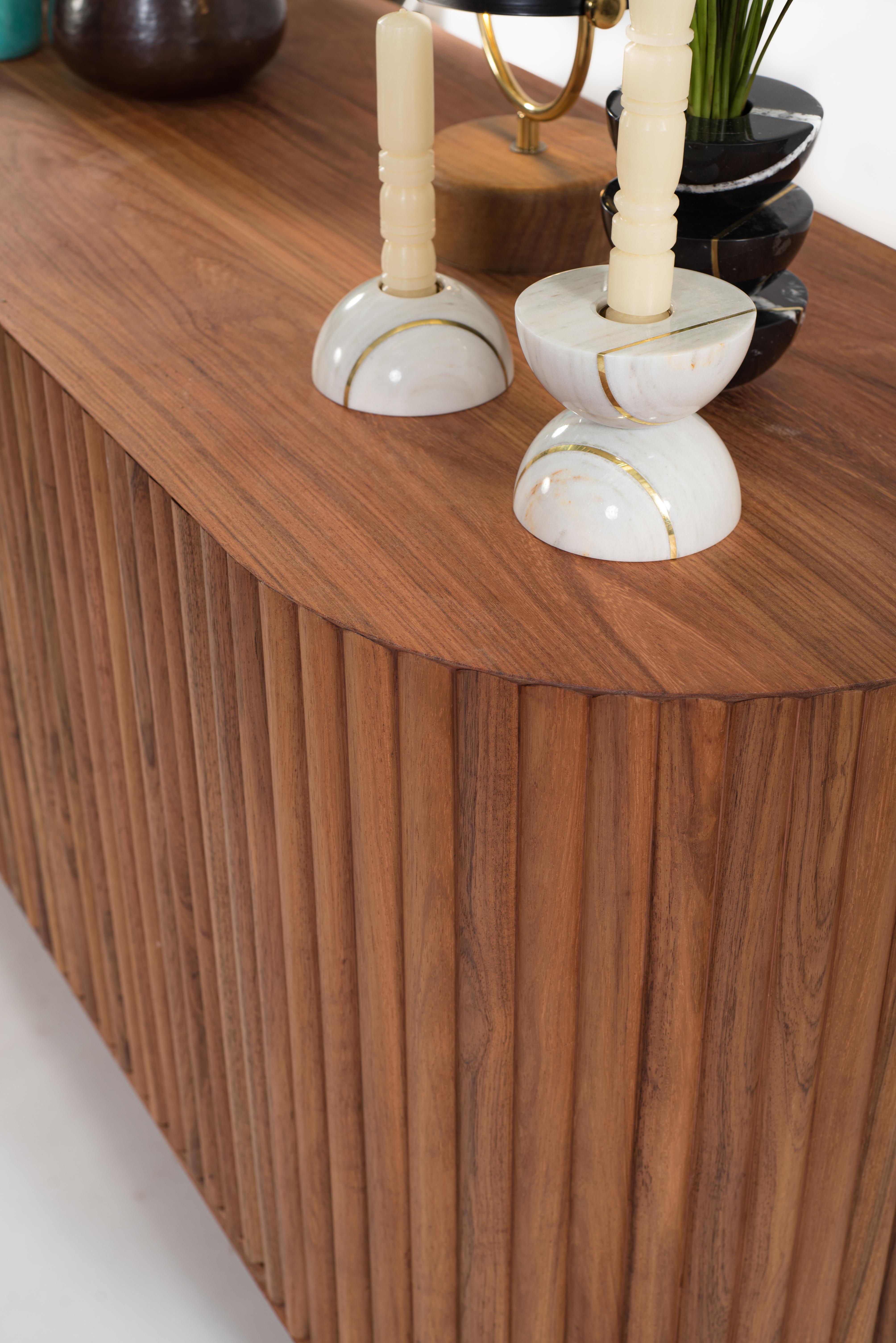 RIMA Credenza, Solid Tzalam Wood In New Condition In Zapopan, Jalisco