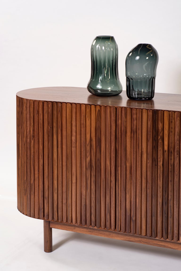 RIMA Credenza, Walnut Wood 3M For Sale at 1stDibs