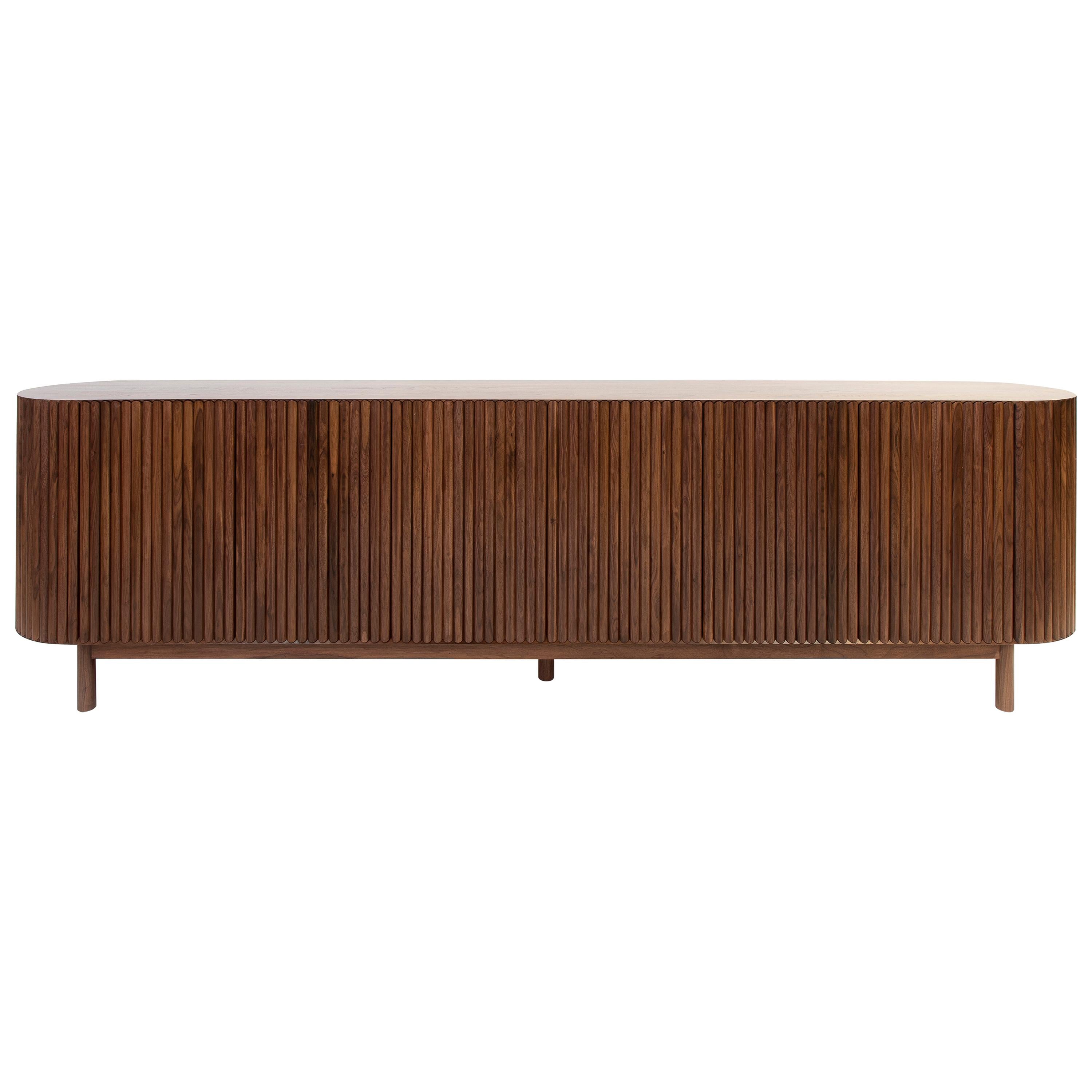 RIMA Credenza, Walnut Wood 3M For Sale