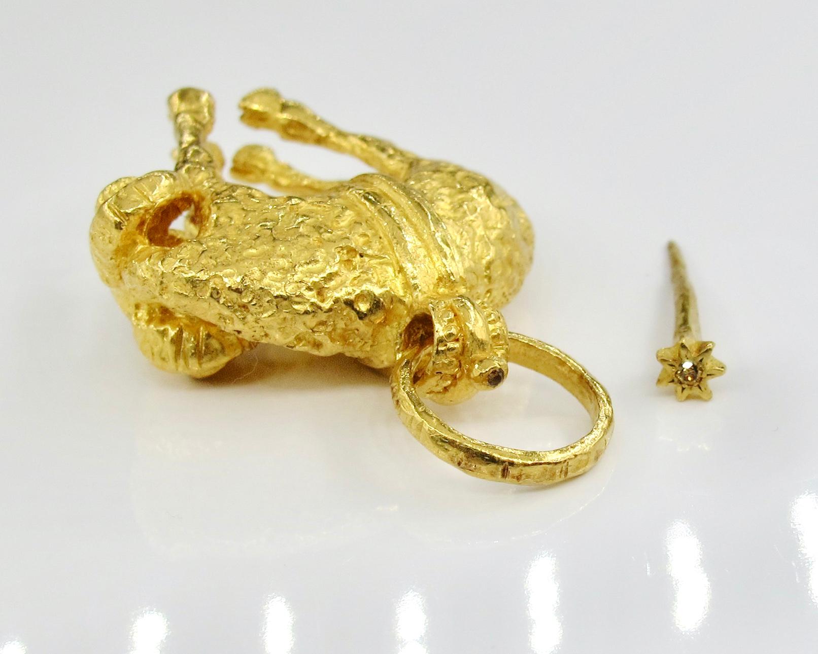 golden fleece pendant