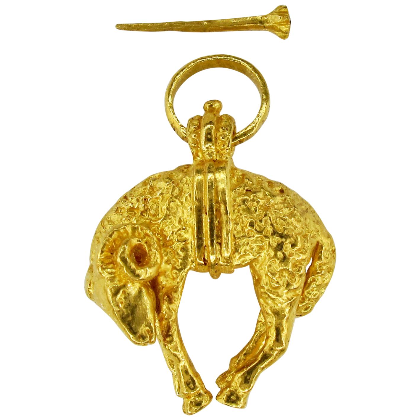 RIMA Jewels 24k Solid Gold Legendary Golden Fleece For Sale