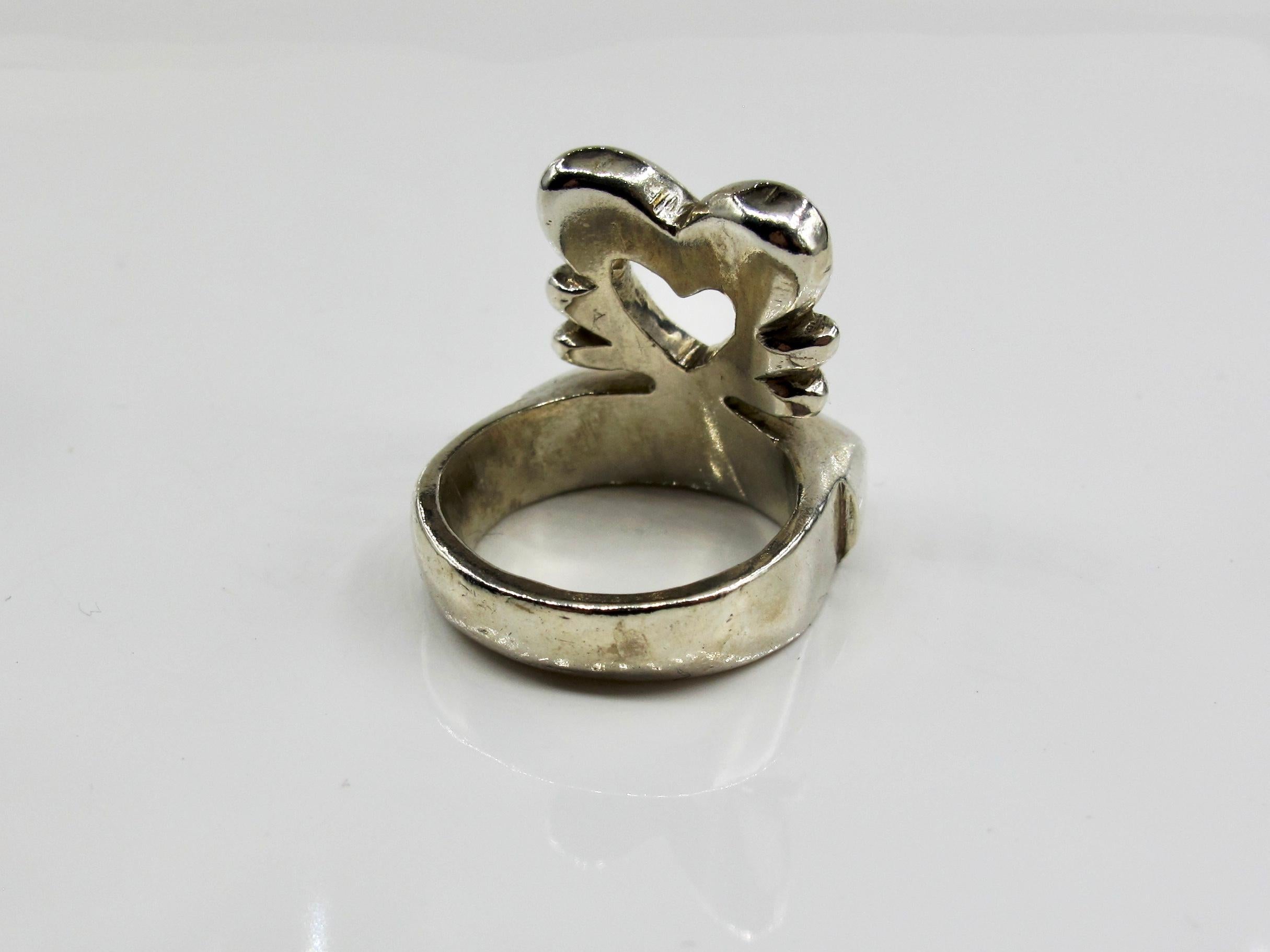 For Sale:  RIMA JEWELS Roman Heart Key Ring 3