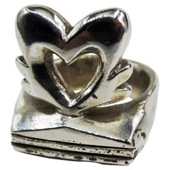 RIMA JEWELS Roman Heart Key Ring