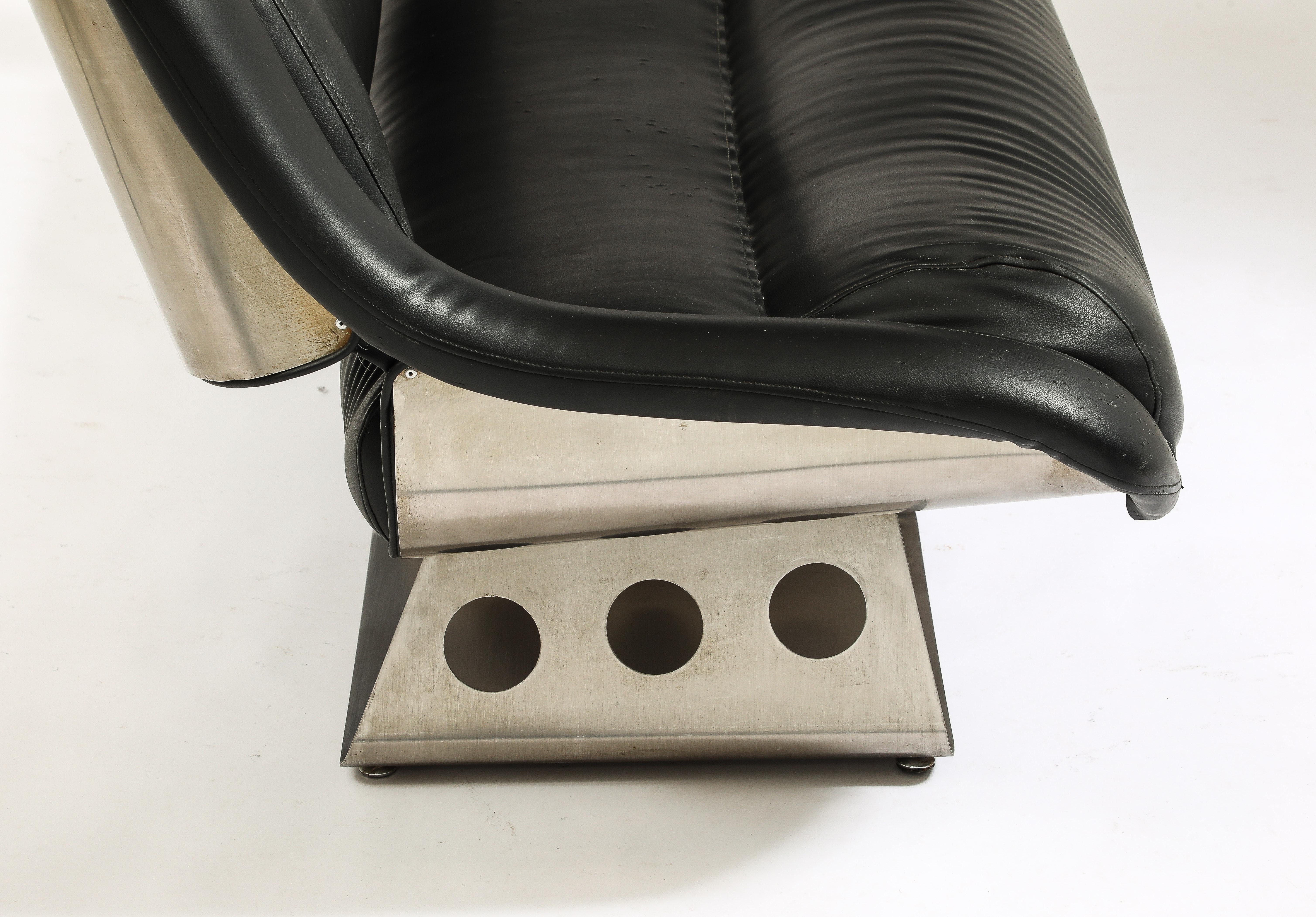 Rima Stainless Steel Settee, Italy 1960's For Sale 7