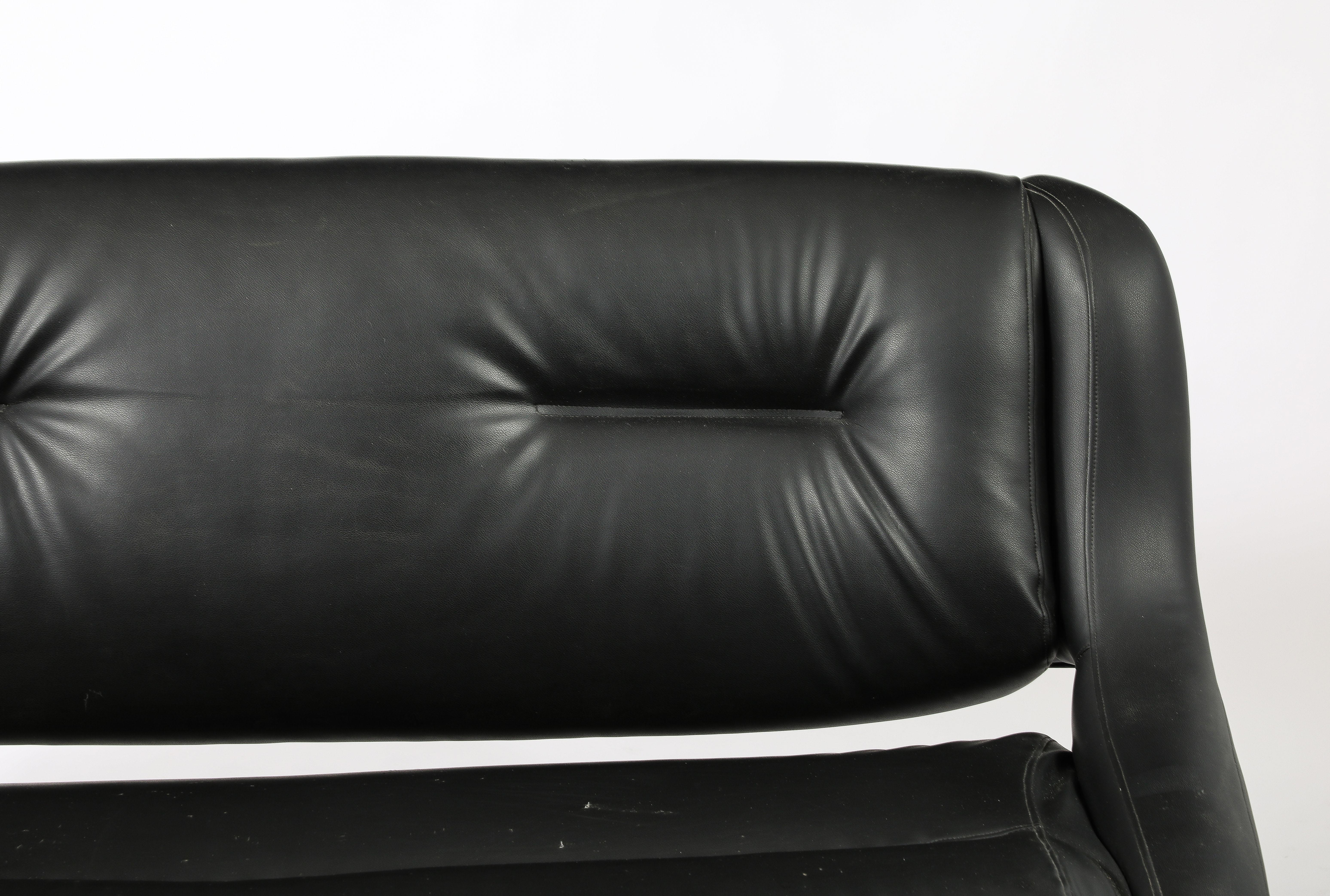 Modern Rima Stainless Steel Settee, Italy 1960's For Sale