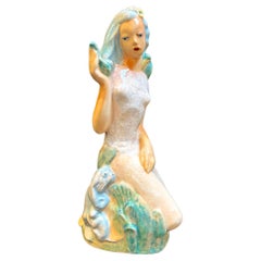 "Rima, la chica de la selva", escultura Art Déco/WPA de Eckhardt,  de Mansiones Verdes