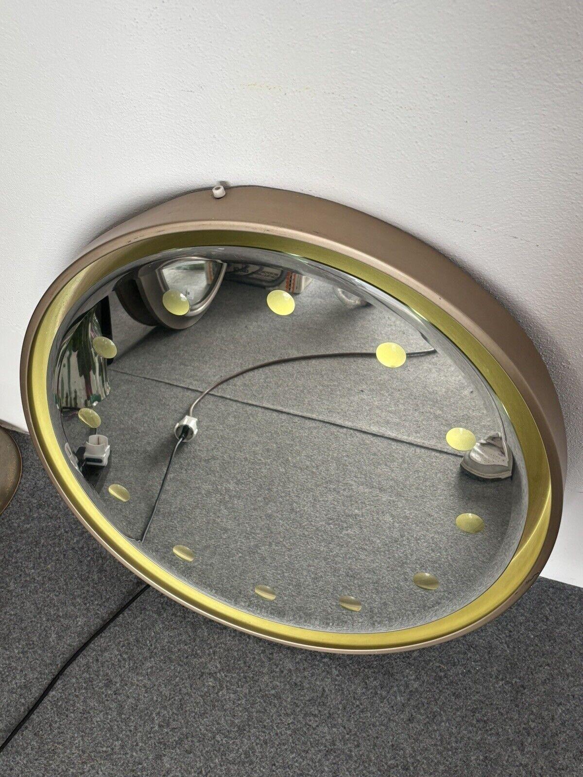 Italian Rimadesio Miroir rétro-éclairé Hollywood Regency 1970's Design Modernism en vente