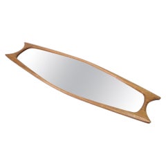 Rimbert Sandholdt Mirror in Solid Teak by Jansen Spejle 1950’s