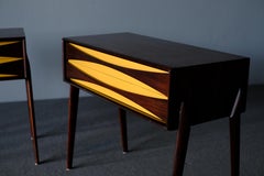 Rimbert Sandholt, Nightstands in Rosewood, Mid Century