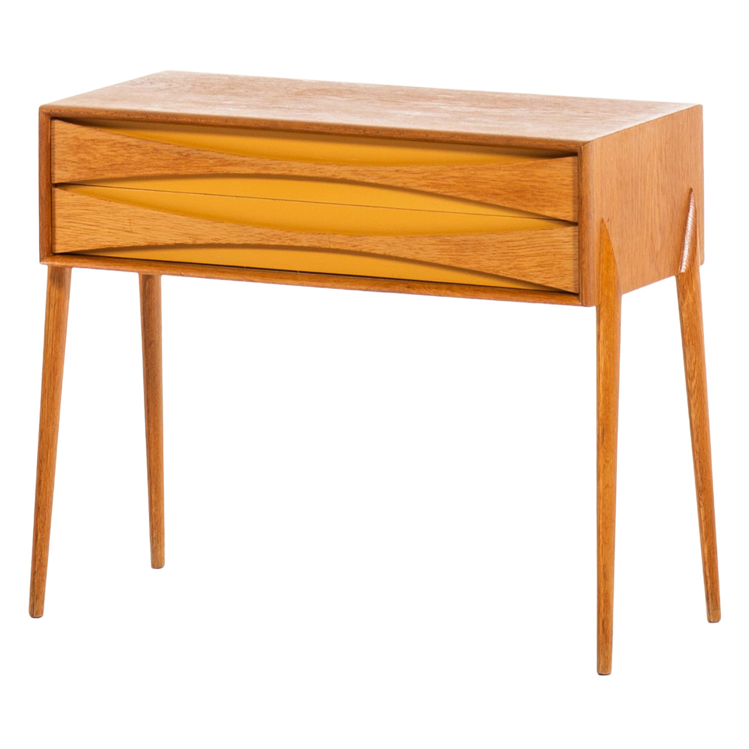 Rimbert Sandholt Side Table / Bureau Produced by Glas & Trä Hovmantorp in Sweden