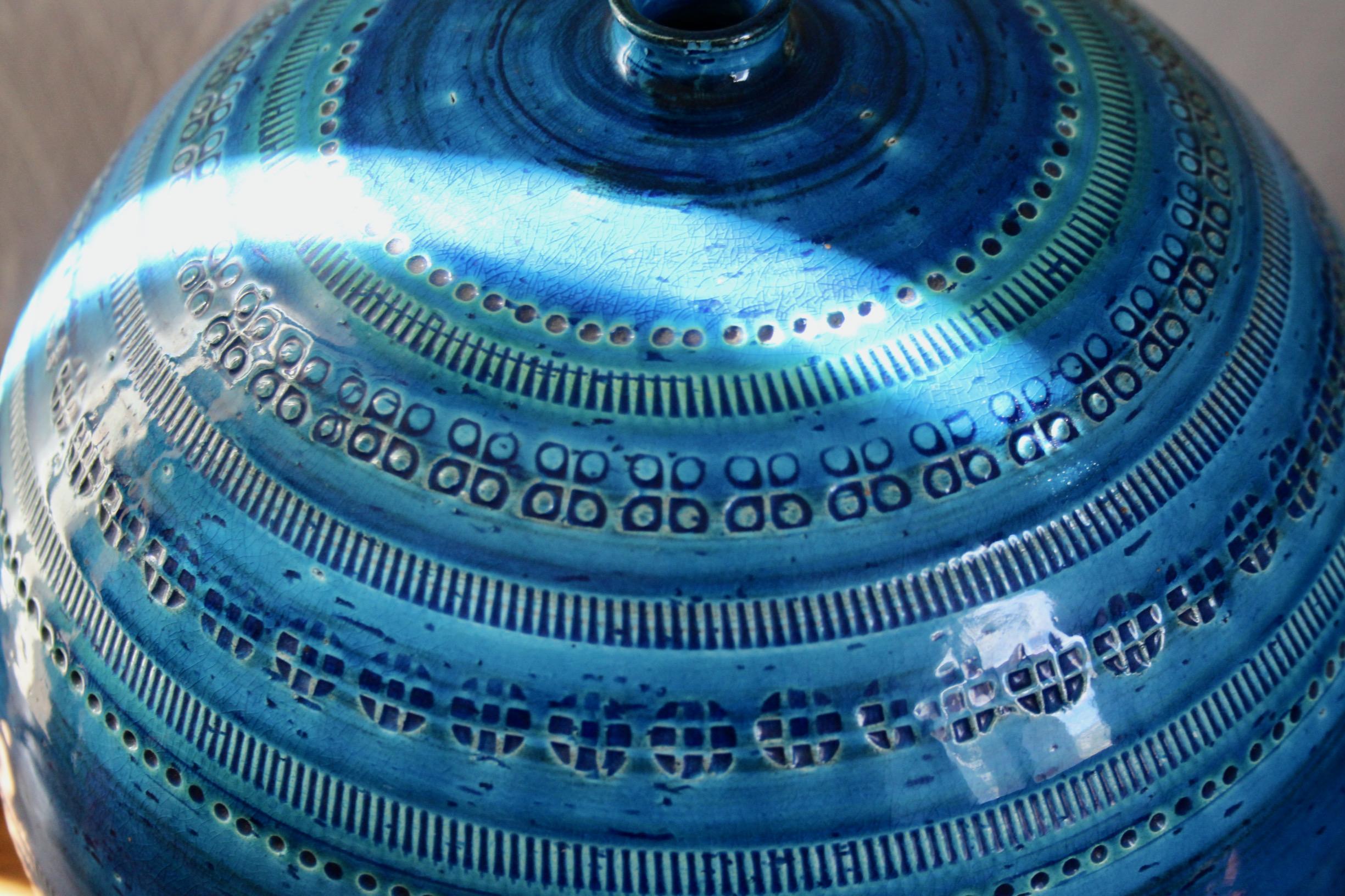 Rimini Blu Aldo Londi bowl vase For Sale 6
