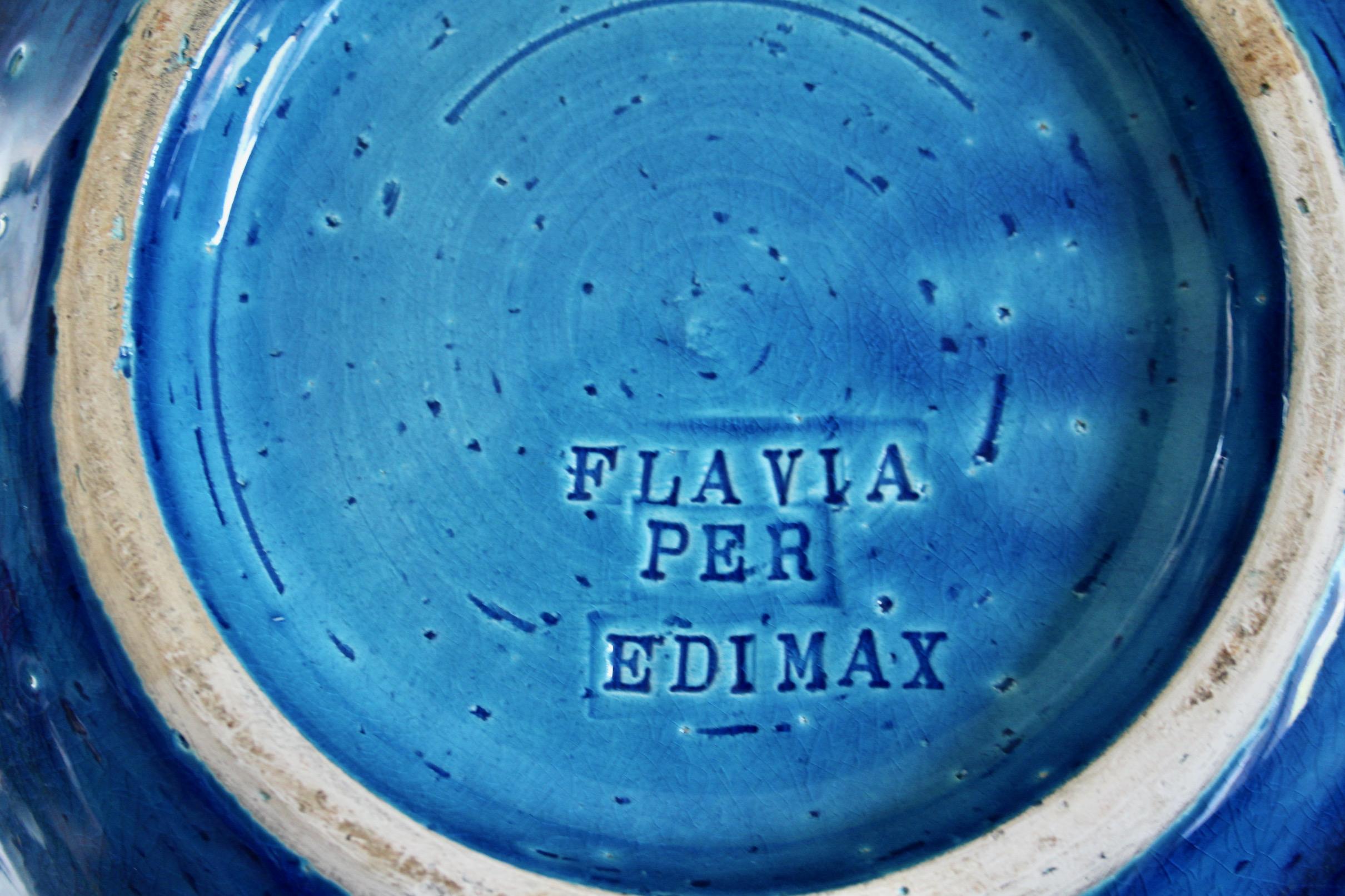 Rimini Blu Aldo Londi bowl vase For Sale 4