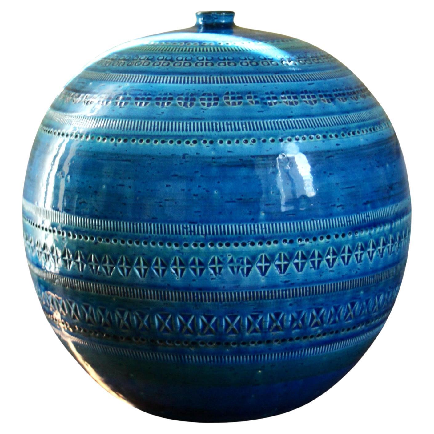 Rimini Blu Aldo Londi bowl vase