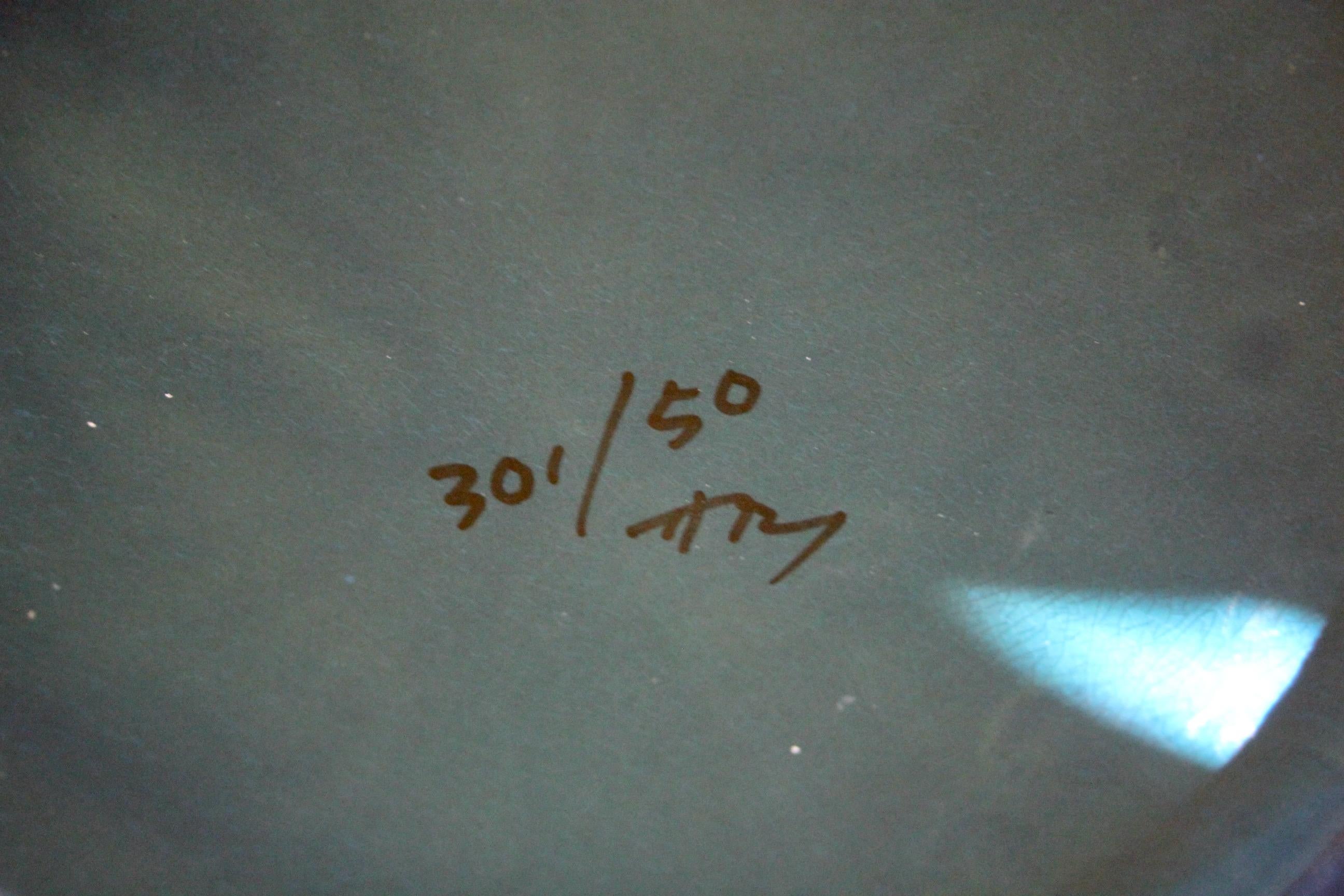 Late 20th Century Rimini Blu Aldo Londi  vase For Sale