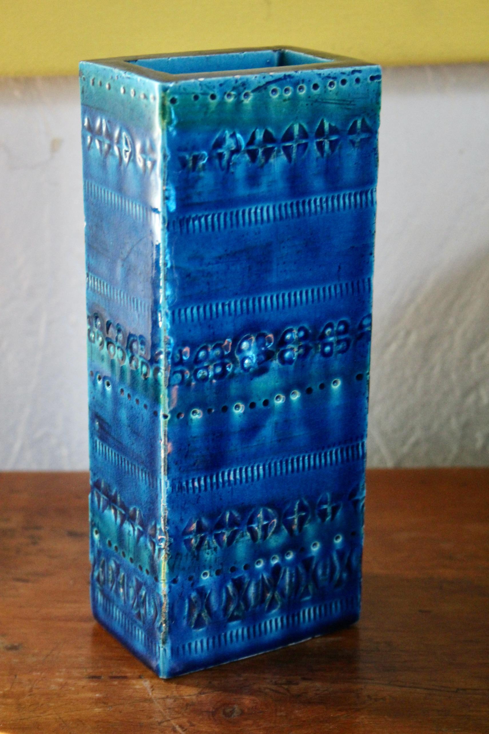Rimini Blu Aldo Londi vase For Sale 1