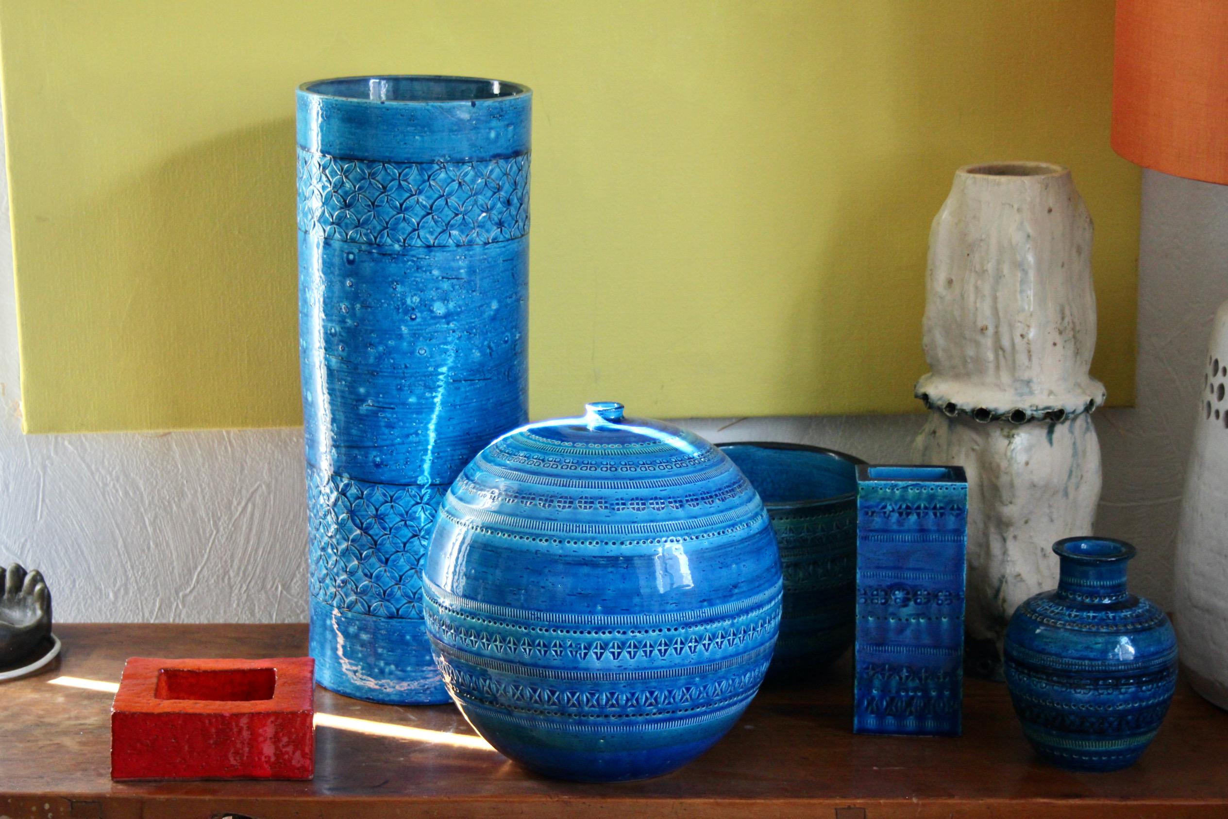 Rimini Blu Aldo Londi  vase For Sale 1