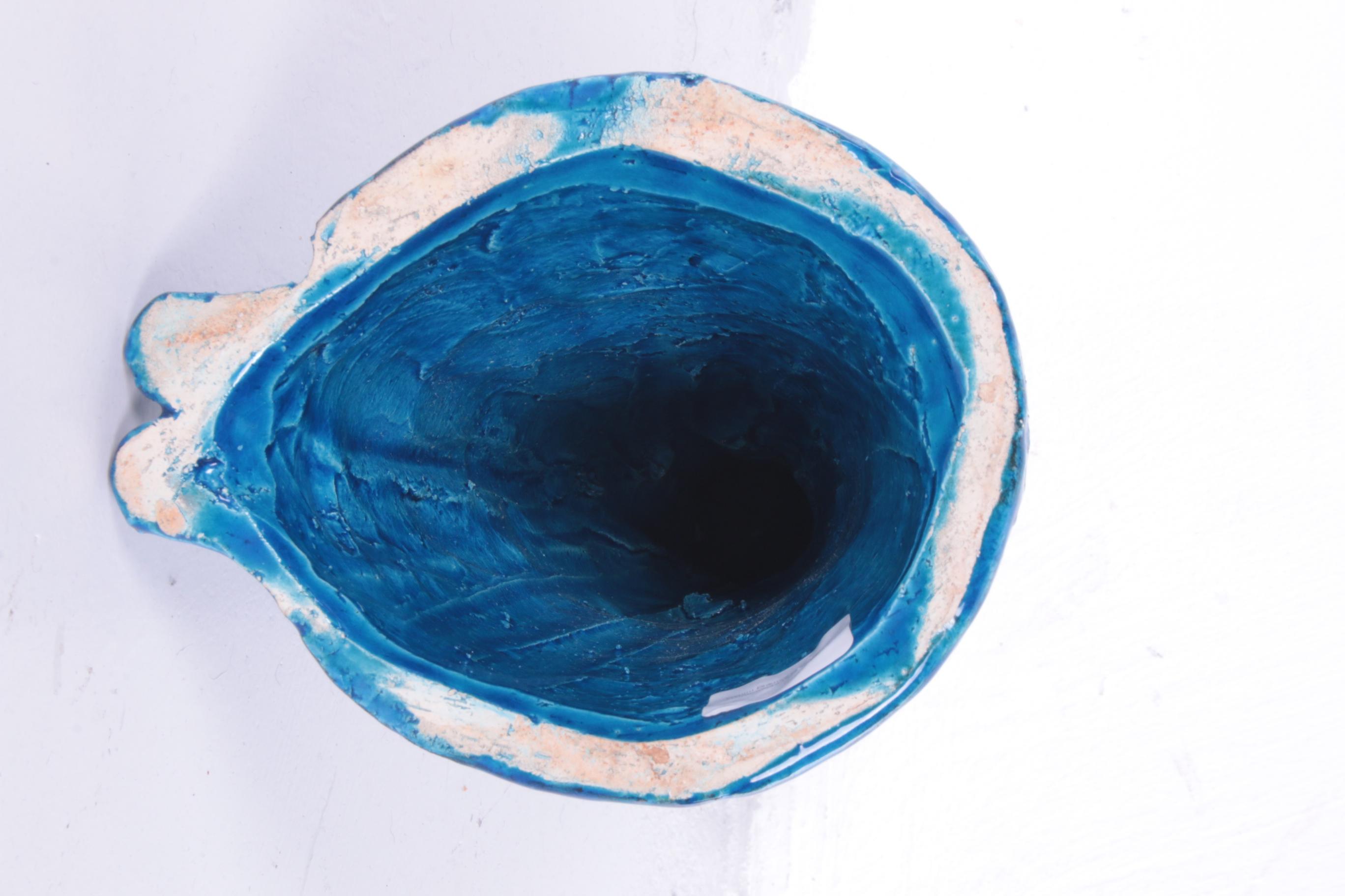 Gato azul de Rimini de cerámica de Aldo Londi, 1960 en venta 5
