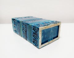 Rimini Blue Vase designed by Aldo Londi for Bittossi Ceramics, Italy 1970s