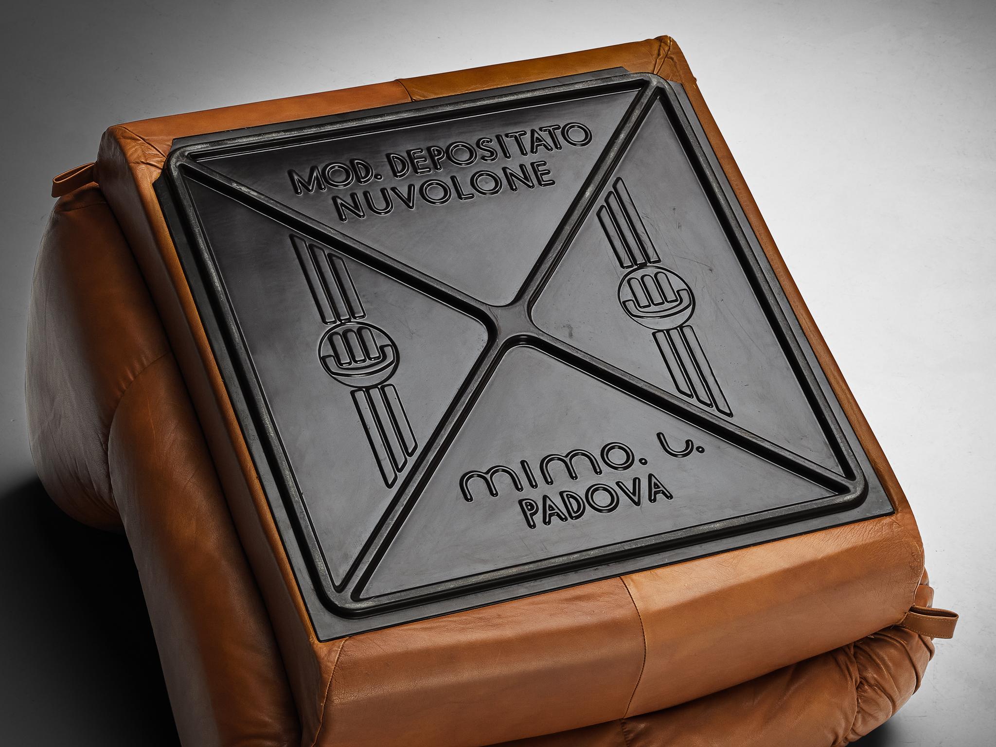 Rimo Maturi for Mimo Padova Sofa Model ´Nuvolone´ in Brown Leather 5