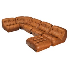 Used Rimo Maturi for Mimo Padova Sofa Model ´Nuvolone´ in Brown Leather 