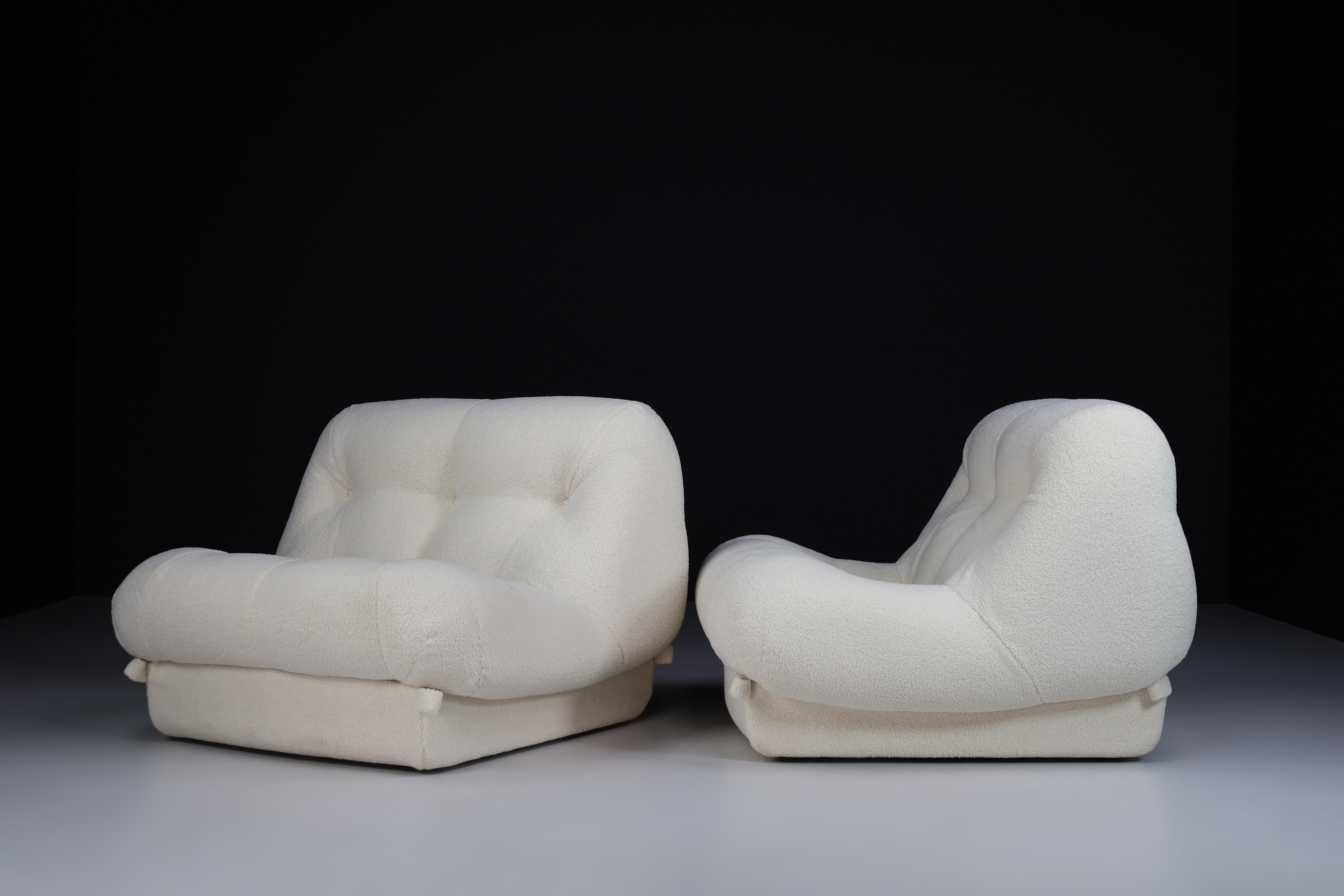 Mid-Century Modern Rimo Maturi for Mimo Padova Teddy Lounge Chairs-Sofa, Italy 1970s