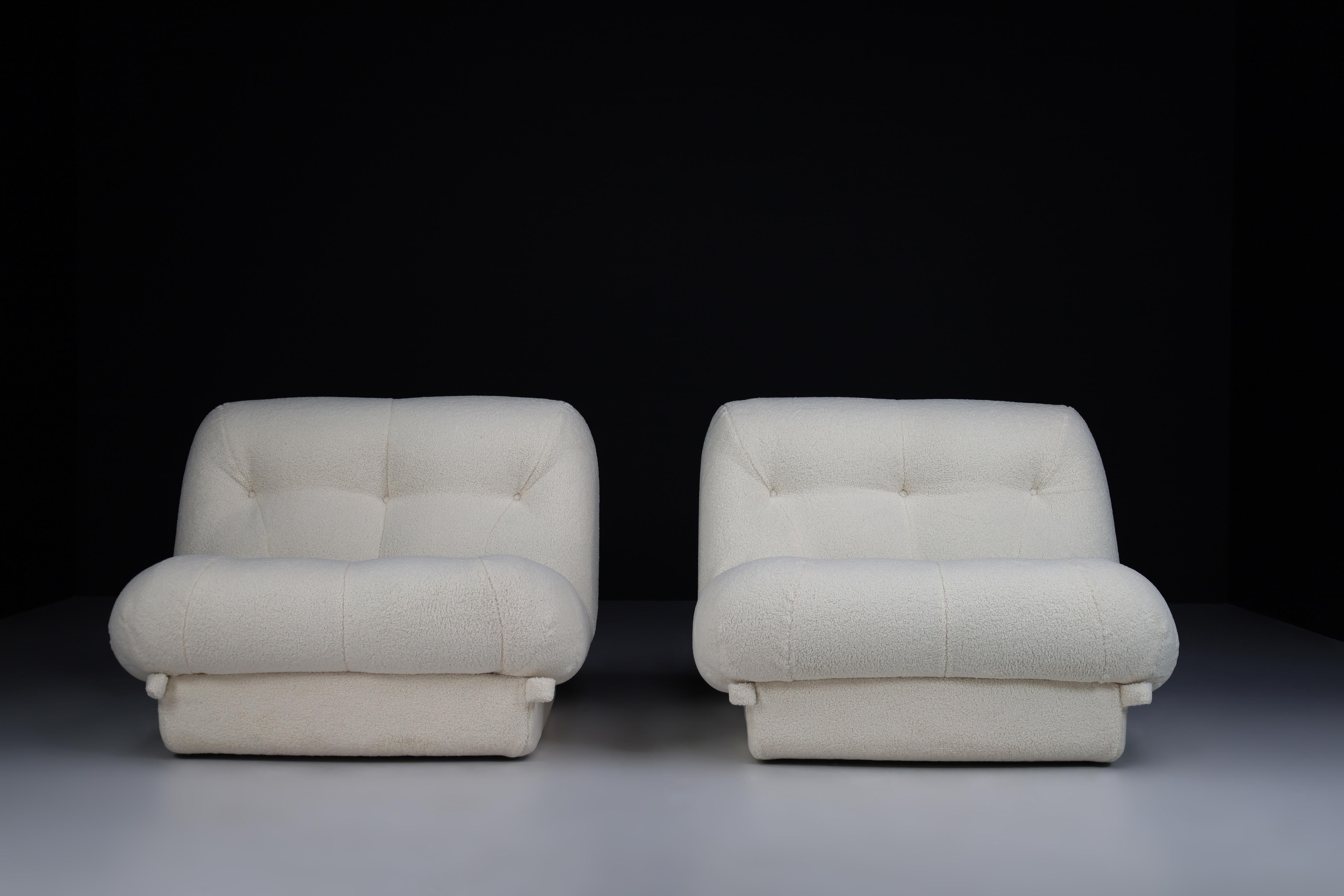 20th Century Rimo Maturi for Mimo Padova Teddy Lounge Chairs-Sofa, Italy 1970s