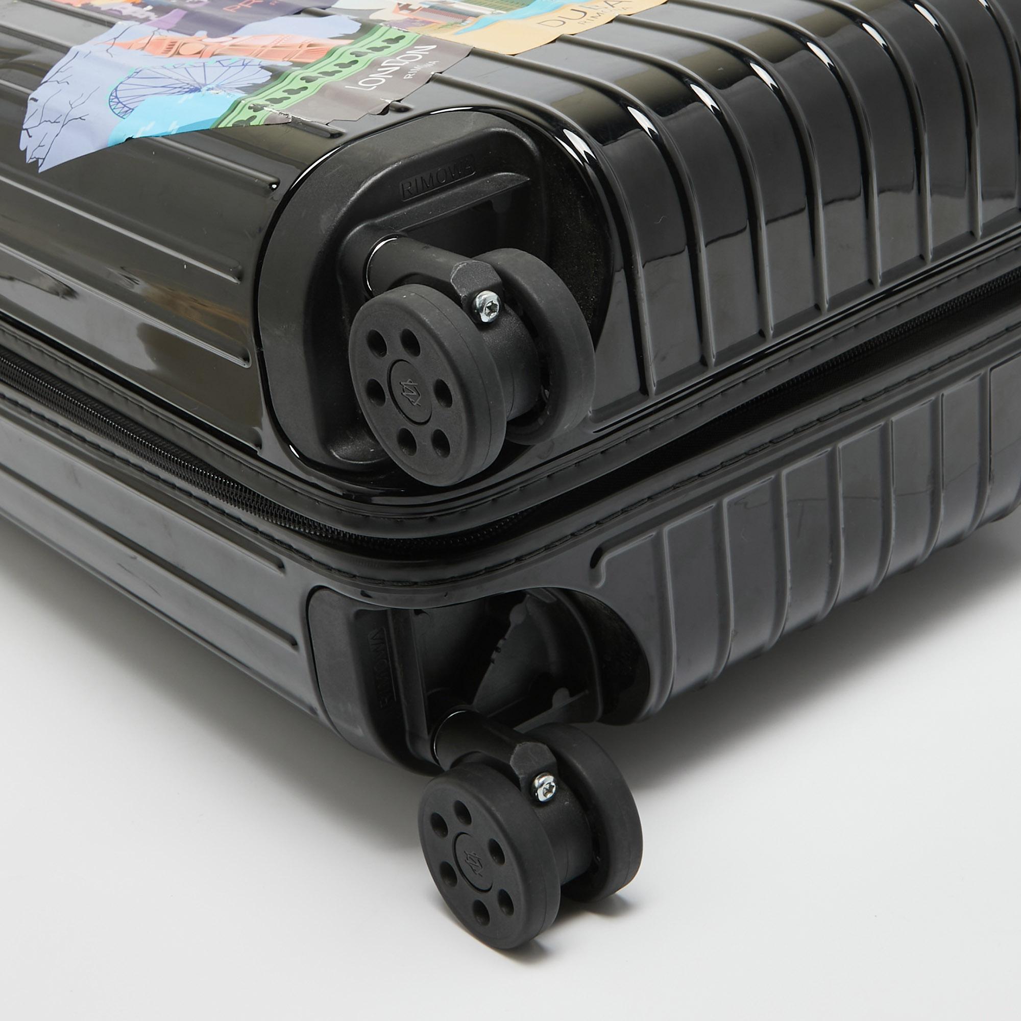 Rimowa Black Polycarbonate Essential Cabin Luggage 45 7